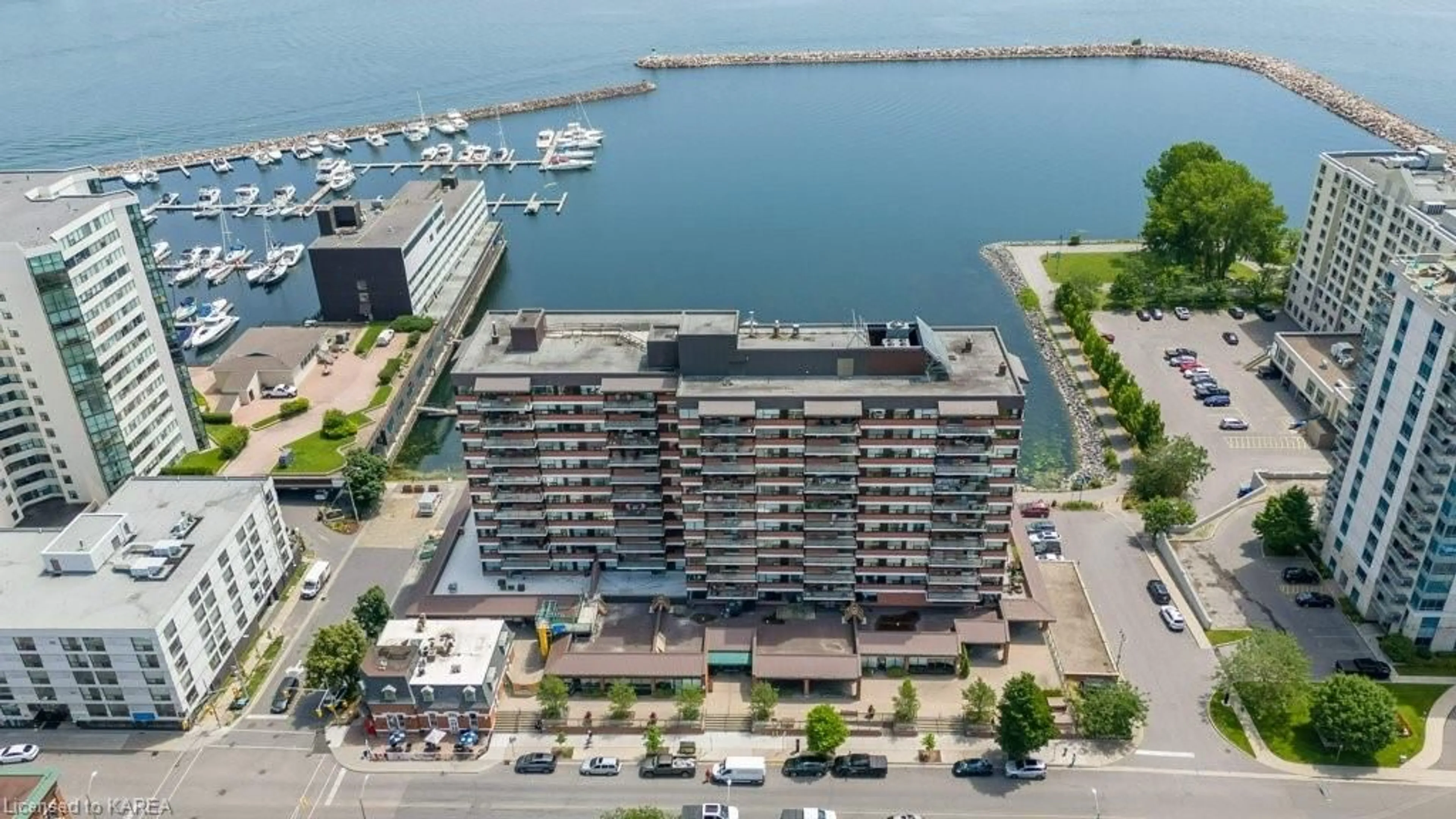 A pic from exterior of the house or condo, lake for 165 Ontario St #408, Kingston Ontario K7L 2Y6