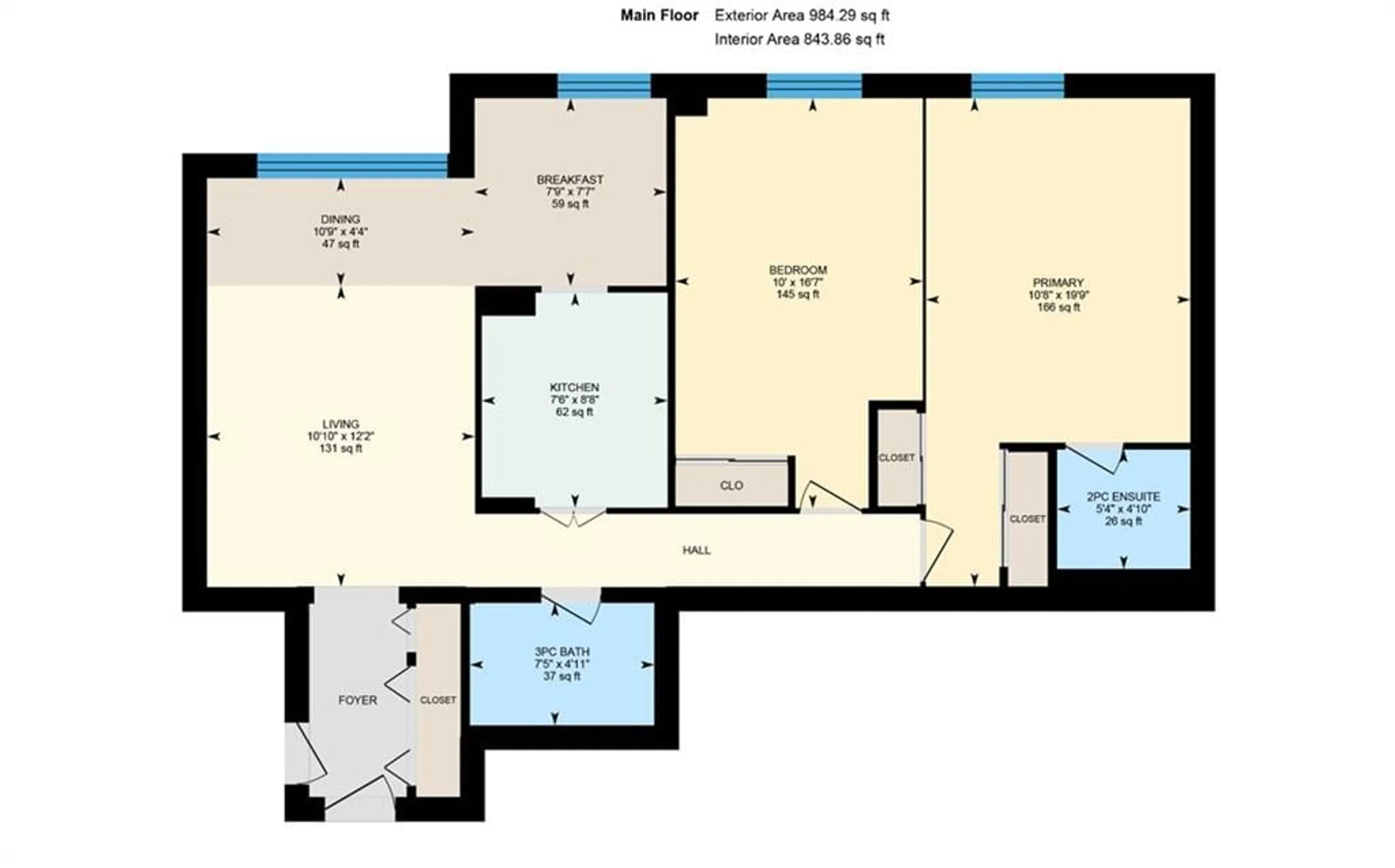 Floor plan for 2 Albert St #53, Barrie Ontario L4M 3A4