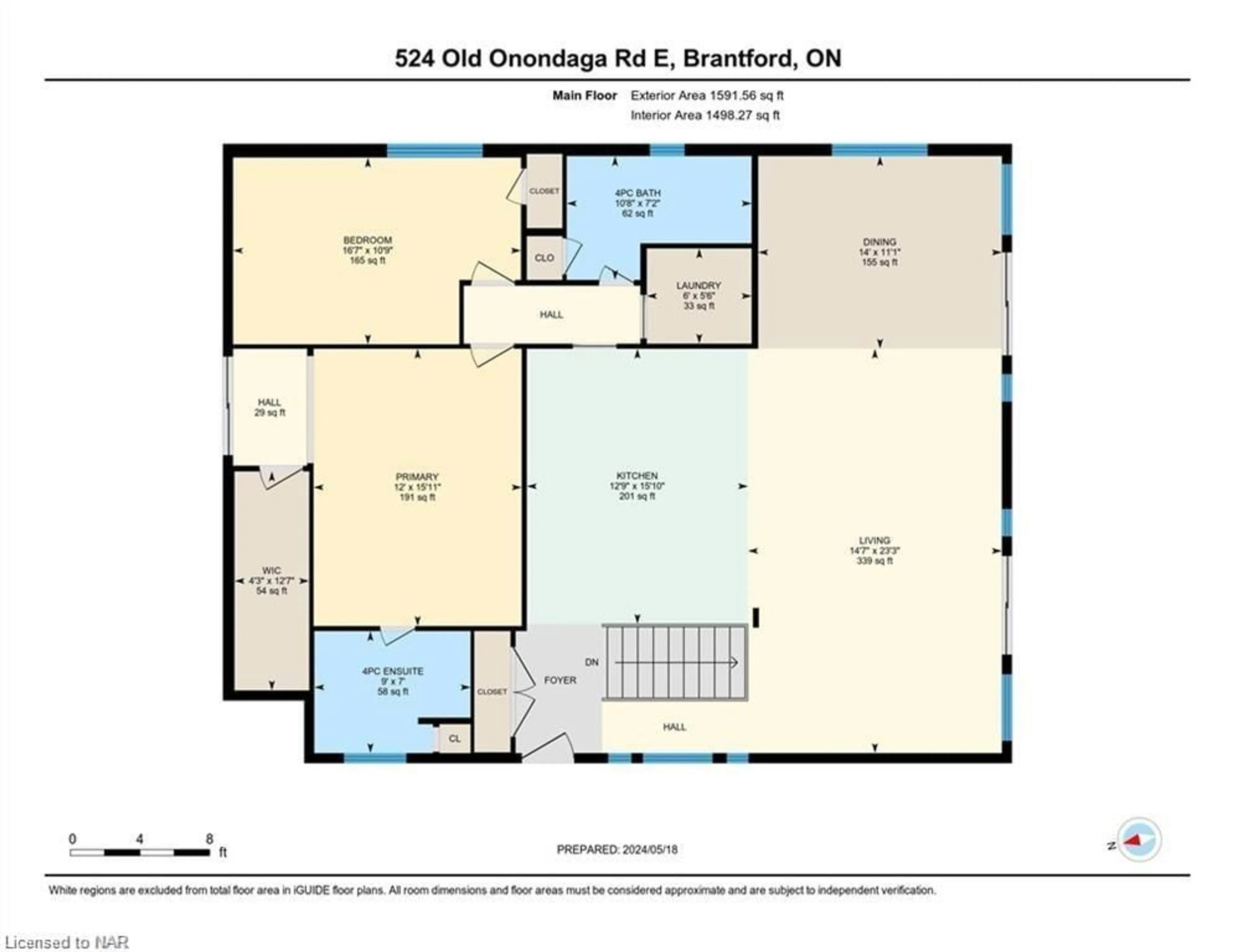 Floor plan for 524 Old Onondaga Rd, Brantford Ontario N3T 5L4