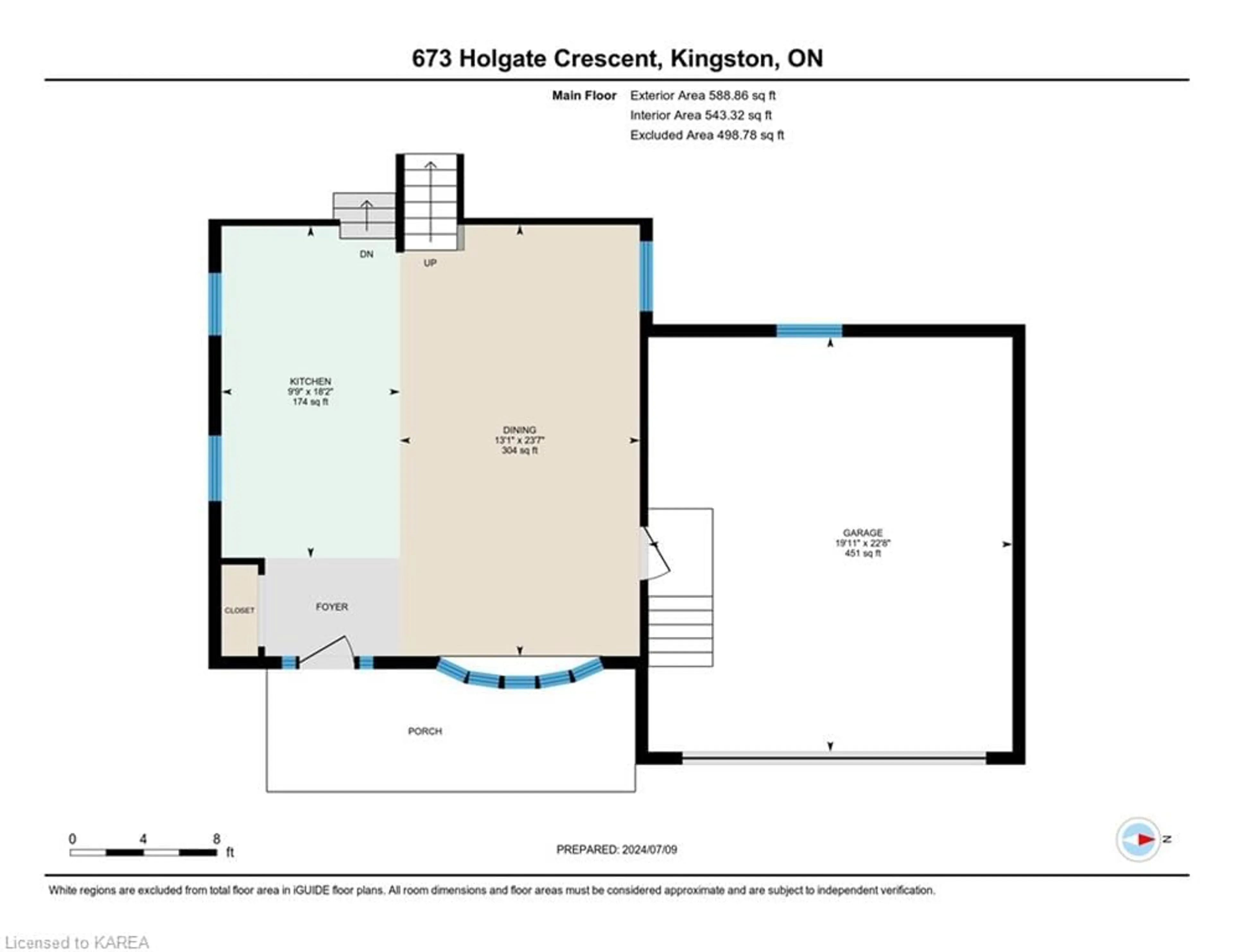 Floor plan for 673 Holgate Cres, Kingston Ontario K7M 5A7