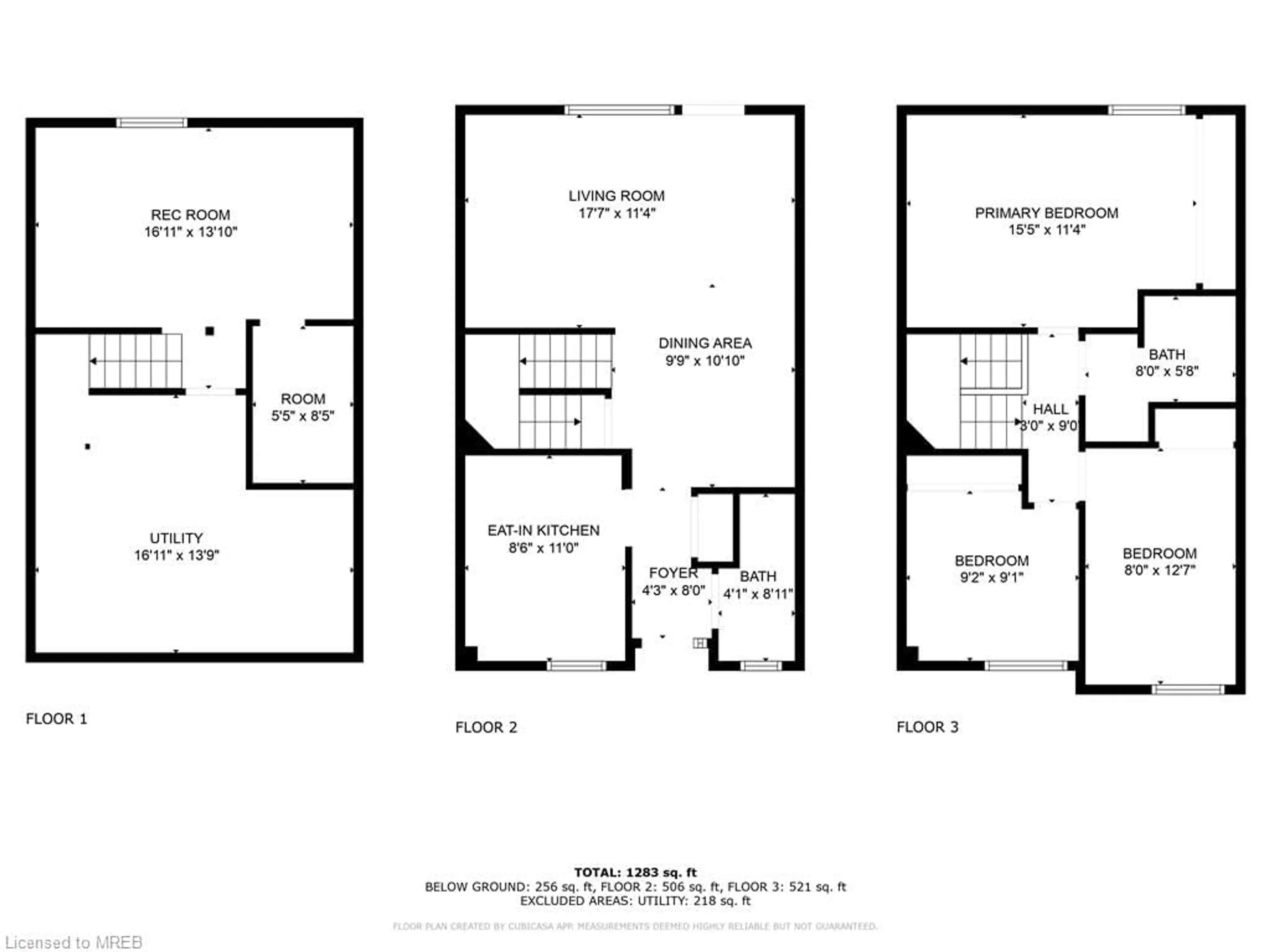 Floor plan for 27 Thistledown Crt #14, Nepean Ontario K2J 1J4