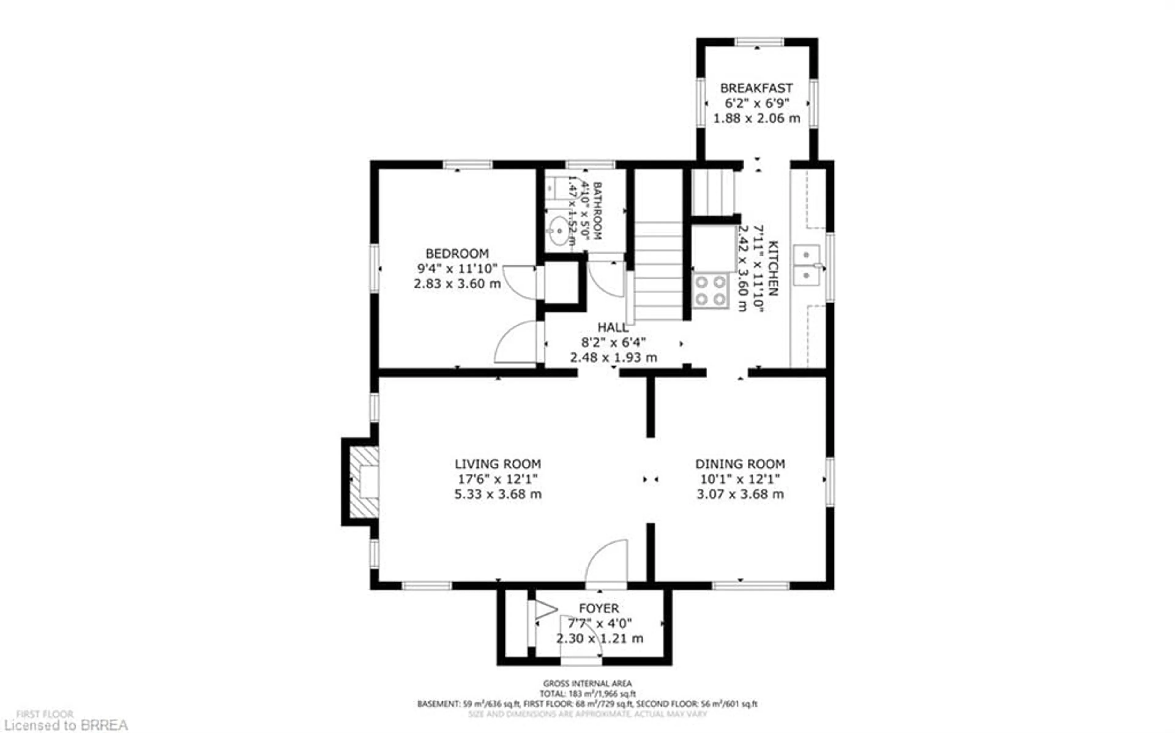 Floor plan for 11 Forest Rd, Brantford Ontario N3S 6V9