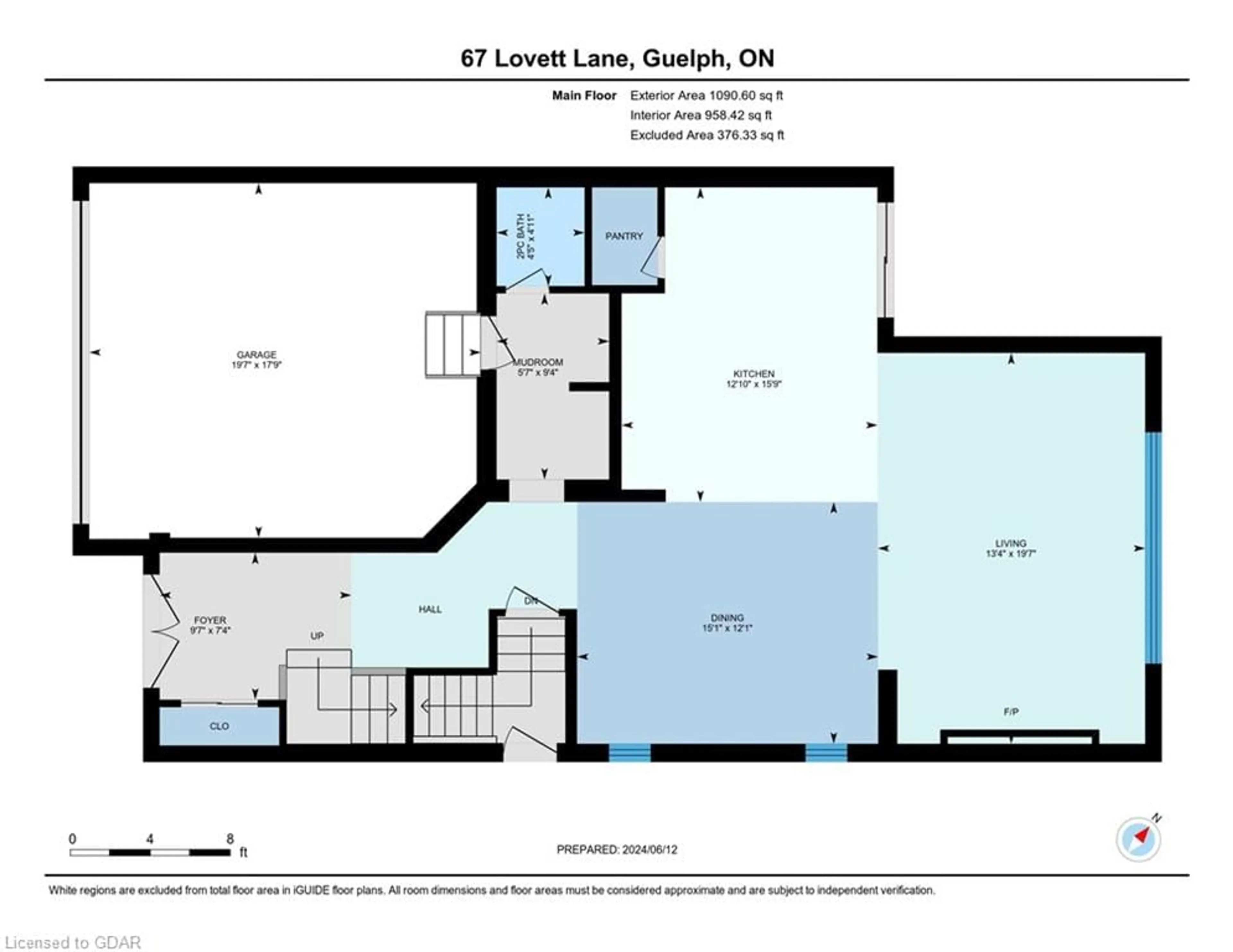 Floor plan for 67 Lovett Lane, Guelph Ontario N1G 0H3