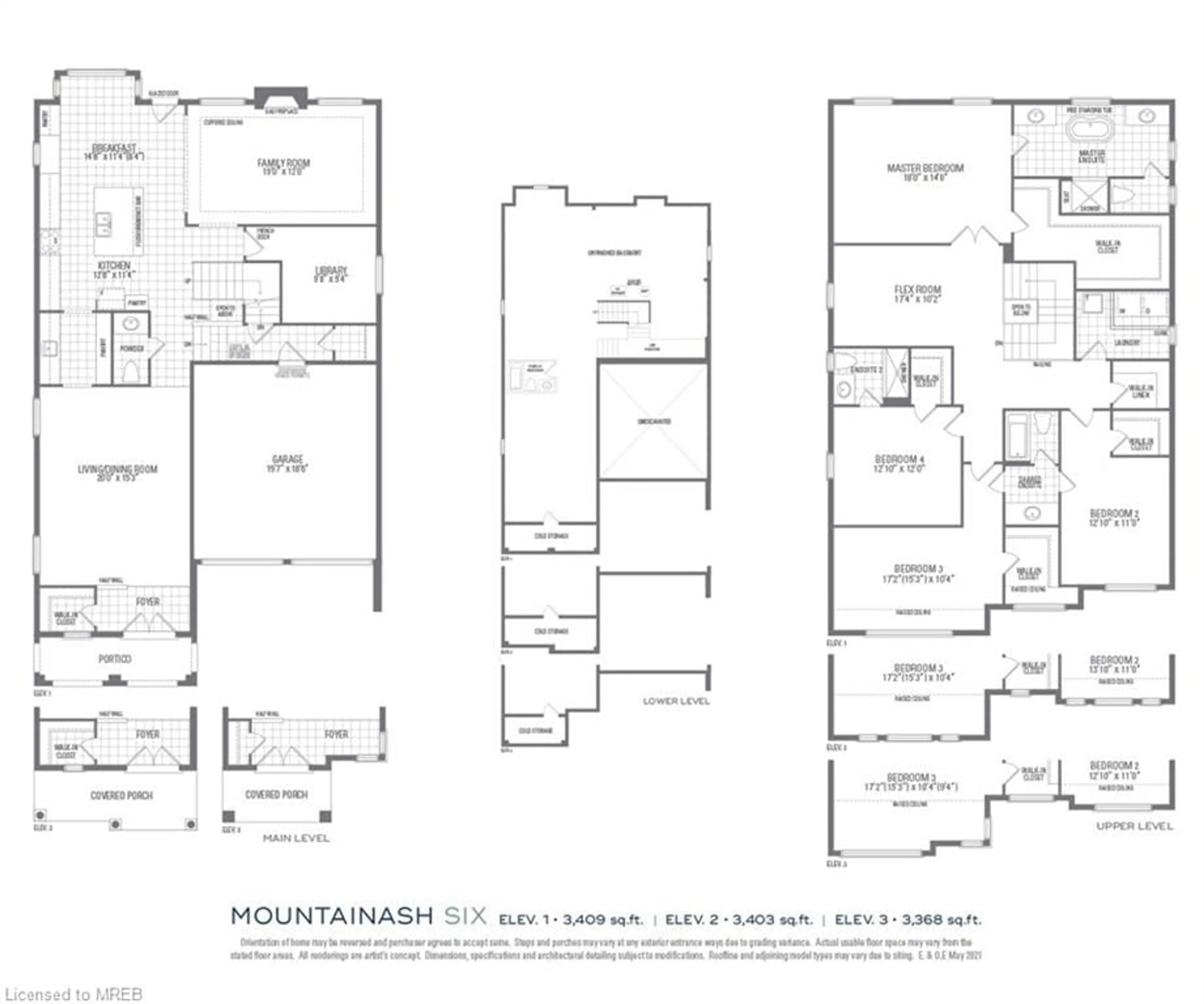 Floor plan for 56 Elstone Pl, Waterdown Ontario L8B 1Y9
