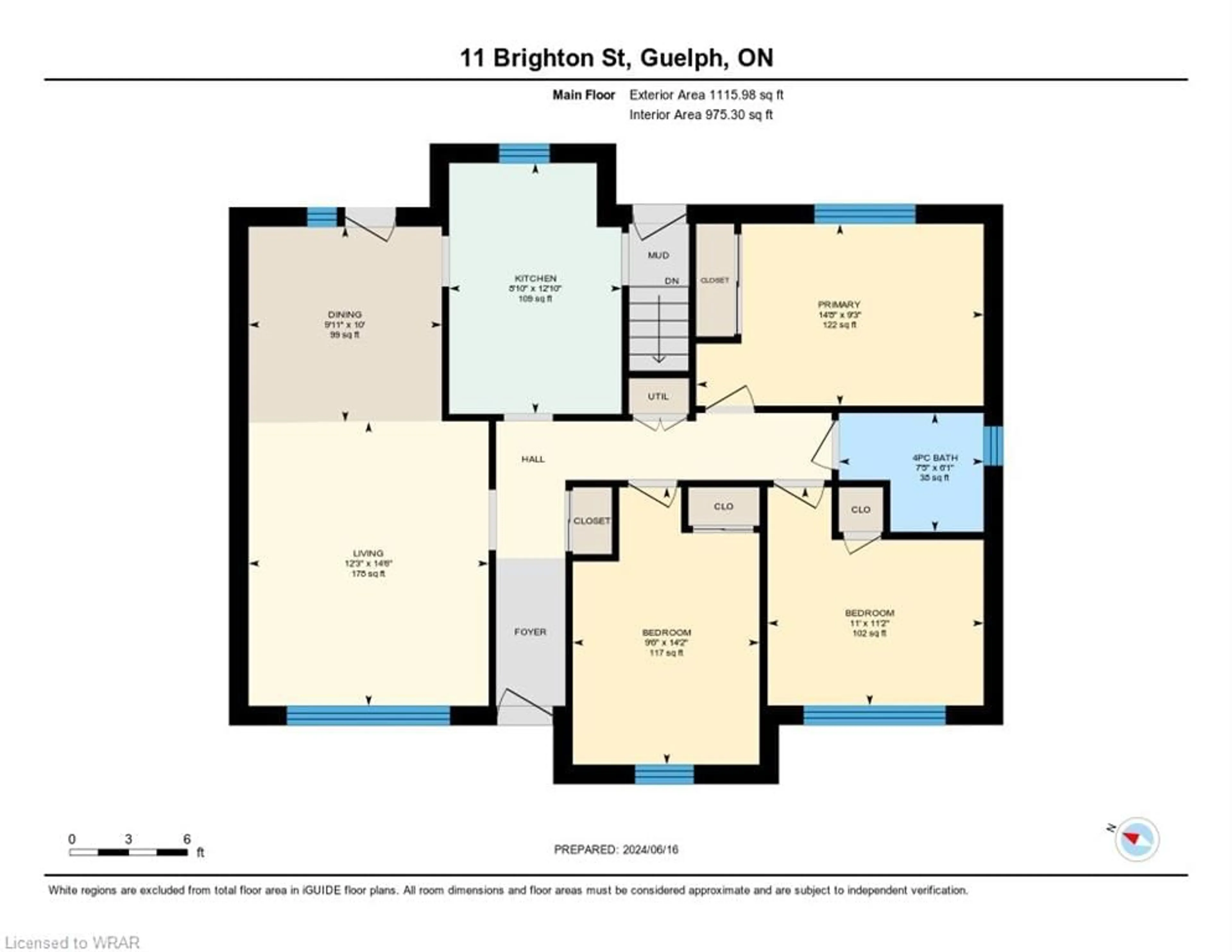 Floor plan for 11 Brighton St, Guelph Ontario N1E 3T1