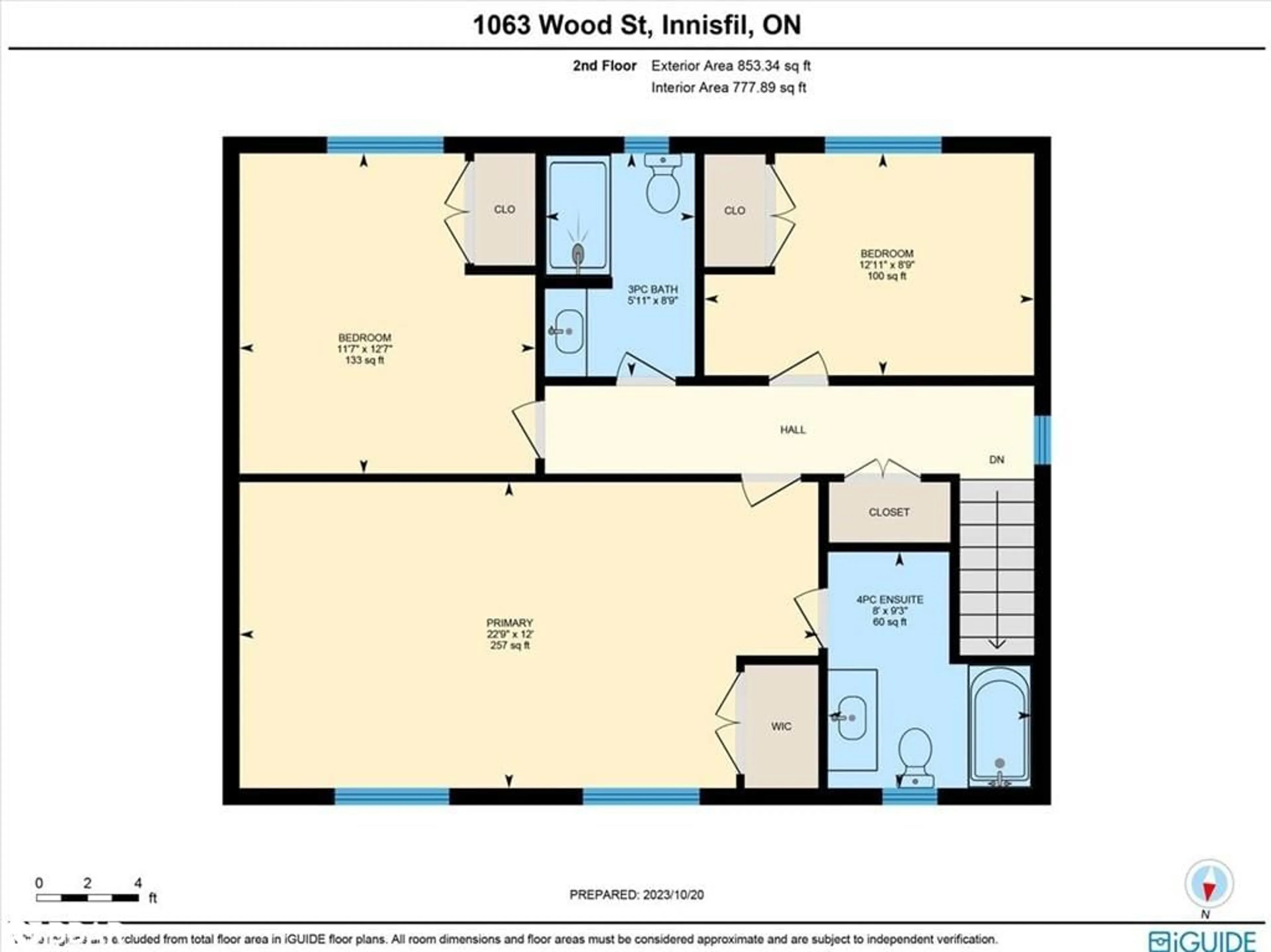 Floor plan for 1063 Wood St, Innisfil Ontario L0L 1K0