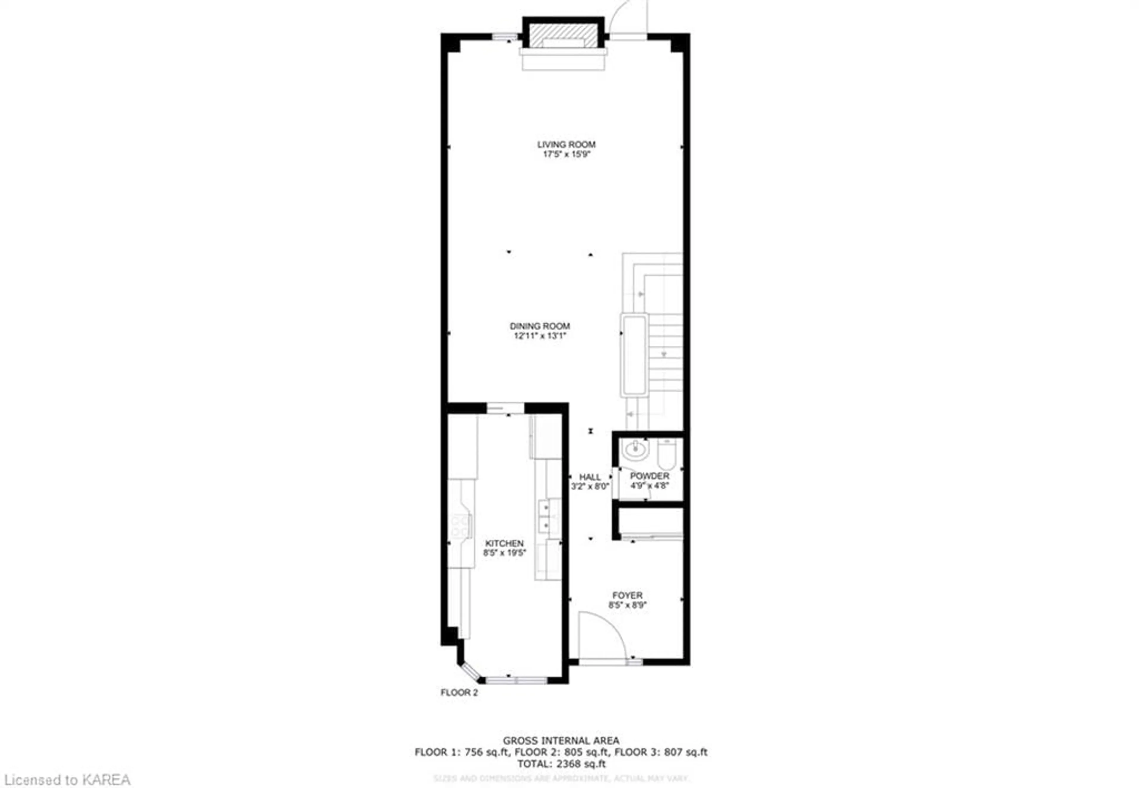 Floor plan for 111 Echo Dr #5, Ottawa Ontario K1S 5K8