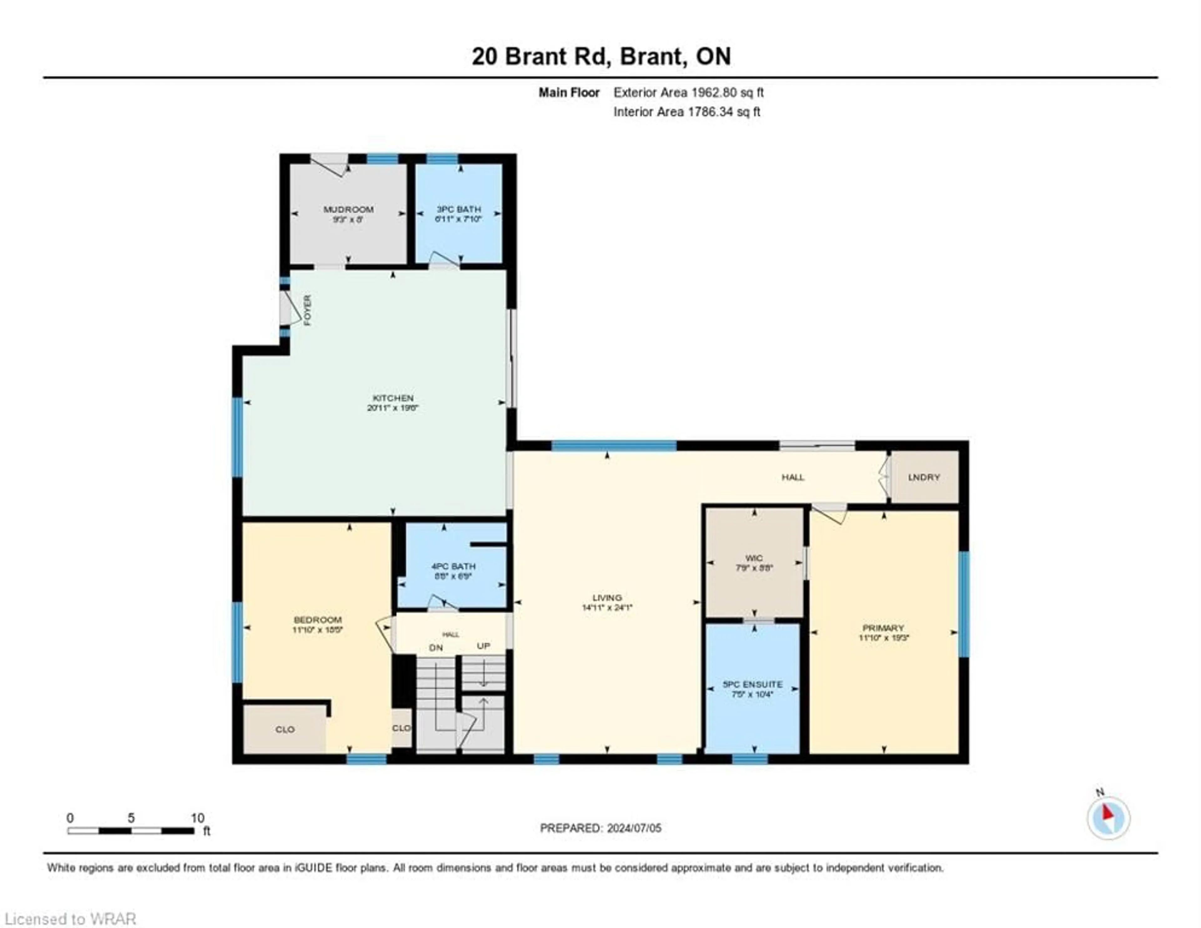 Floor plan for 20 Brant Rd, Paris Ontario N3L 3E1