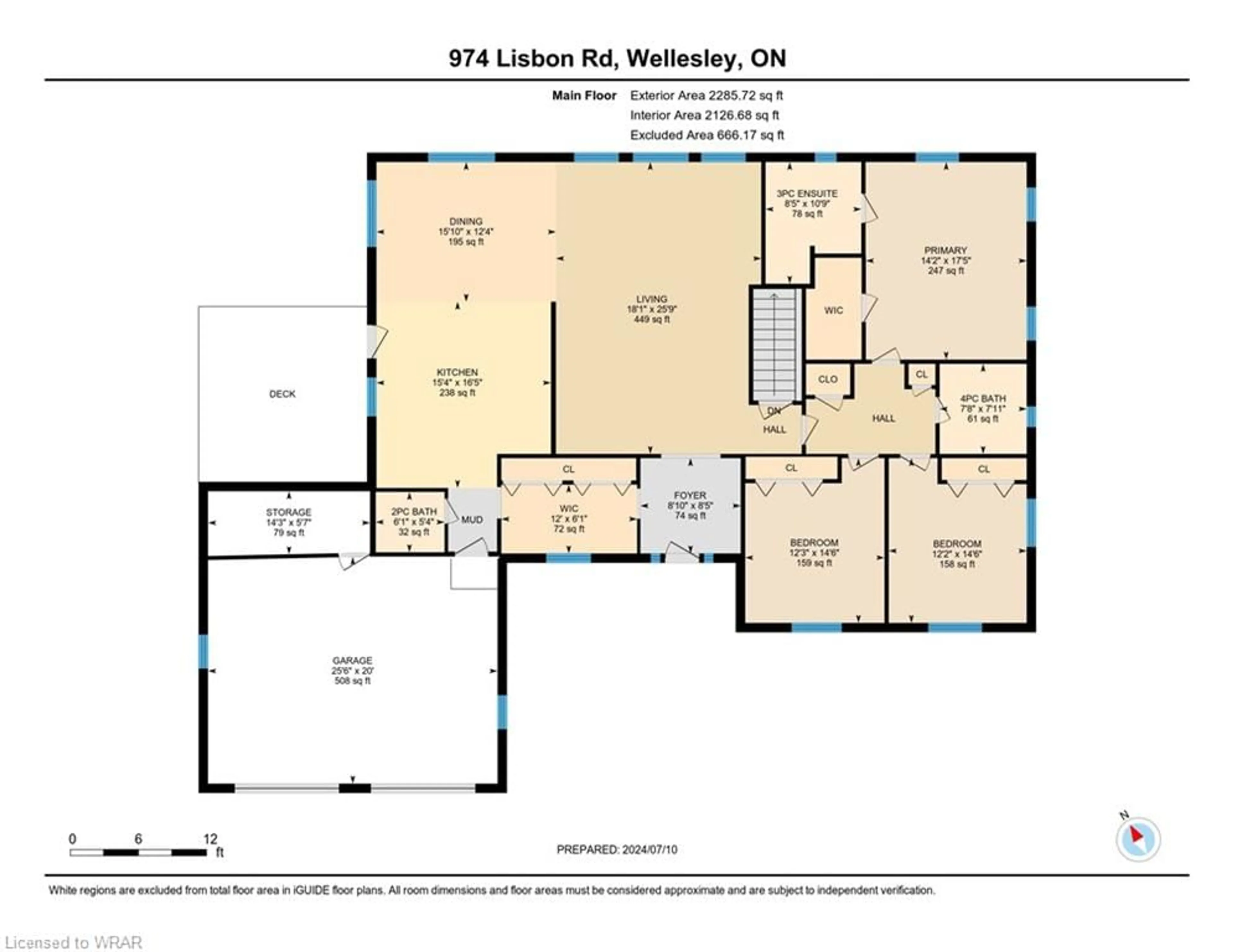 Floor plan for 974 Lisbon Rd, Wellesley Ontario N0B 2T0