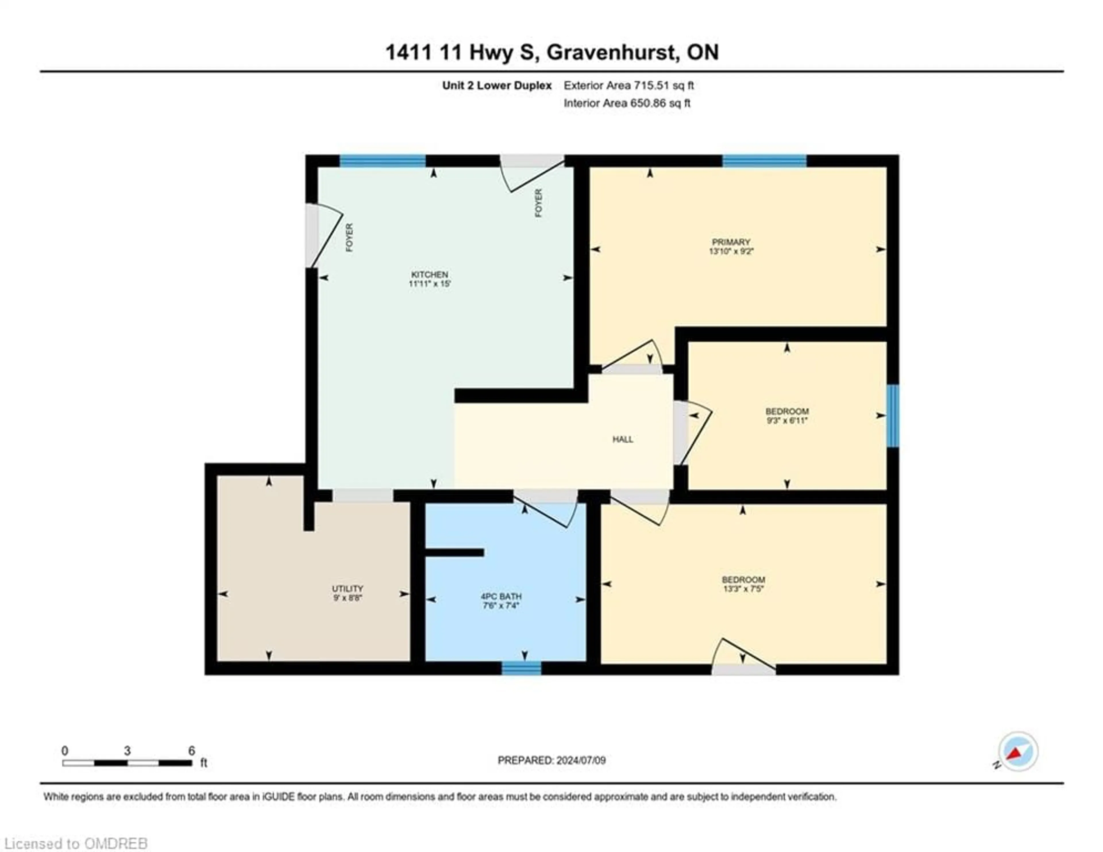 Floor plan for 1411 Hwy 11 South, Kilworthy Ontario P0E 1G0