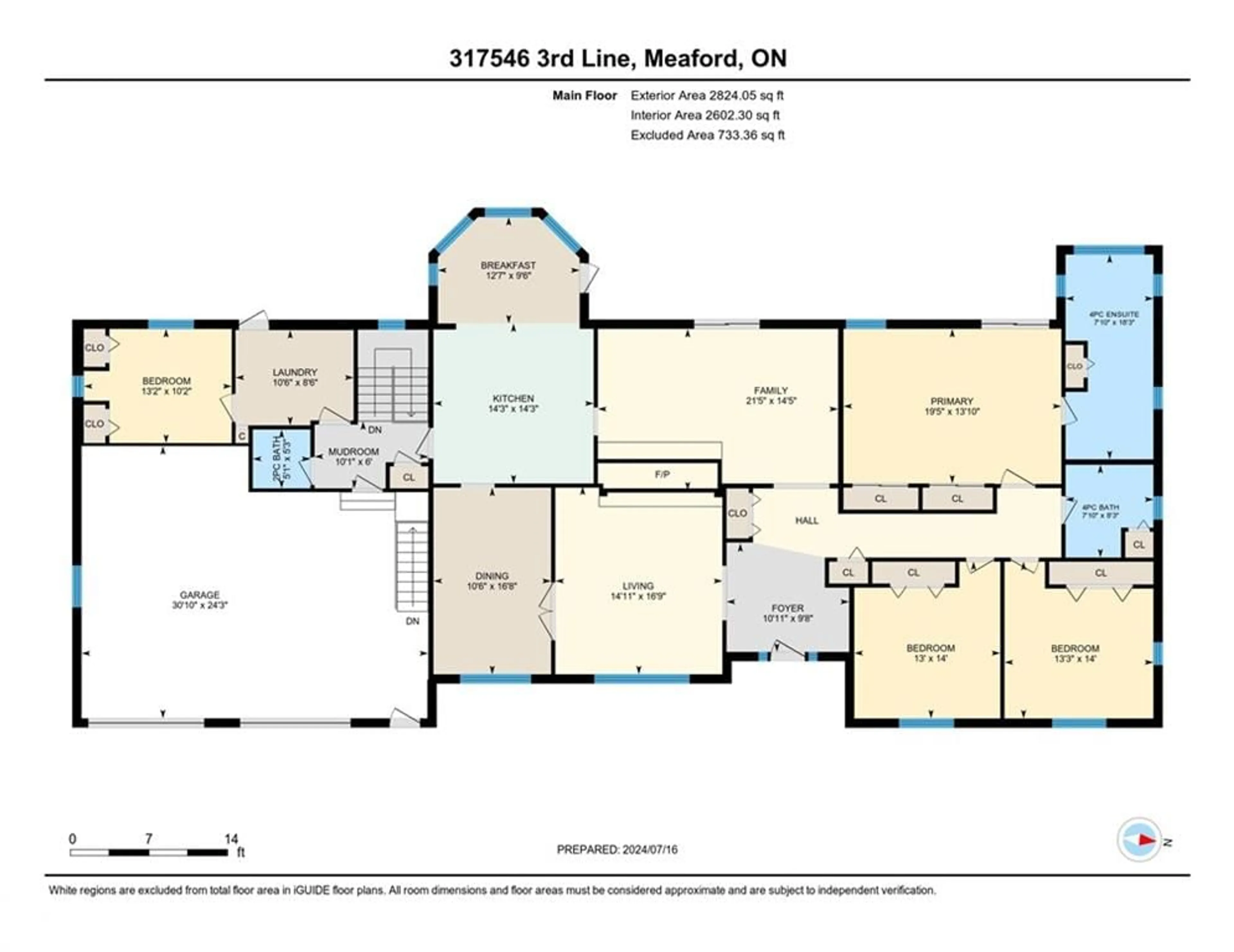Floor plan for 317546 3rd Line, Meaford Ontario N4L 1W7
