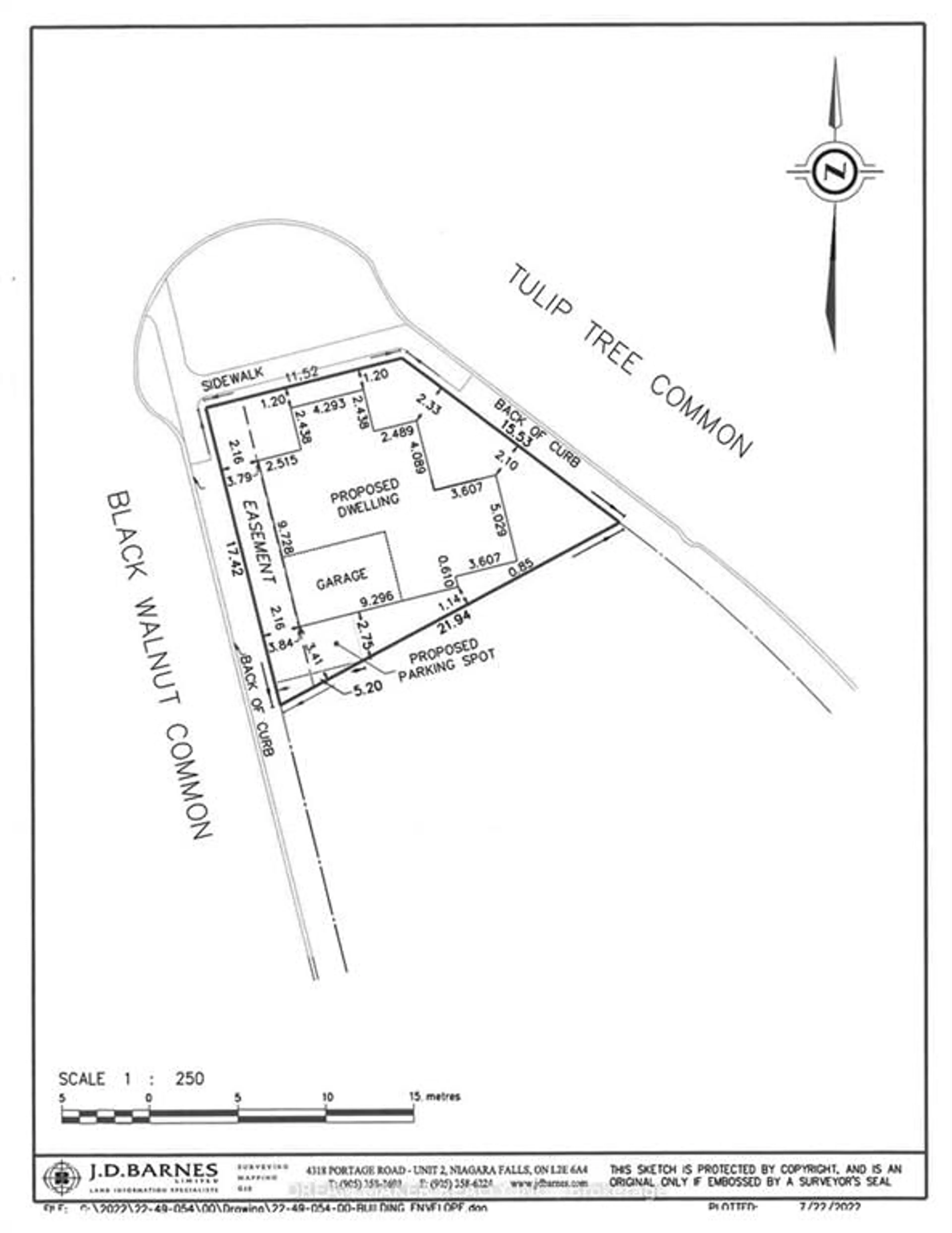 Floor plan for 1 Tulip Tree Common, St. Catharines Ontario L2S 4C8