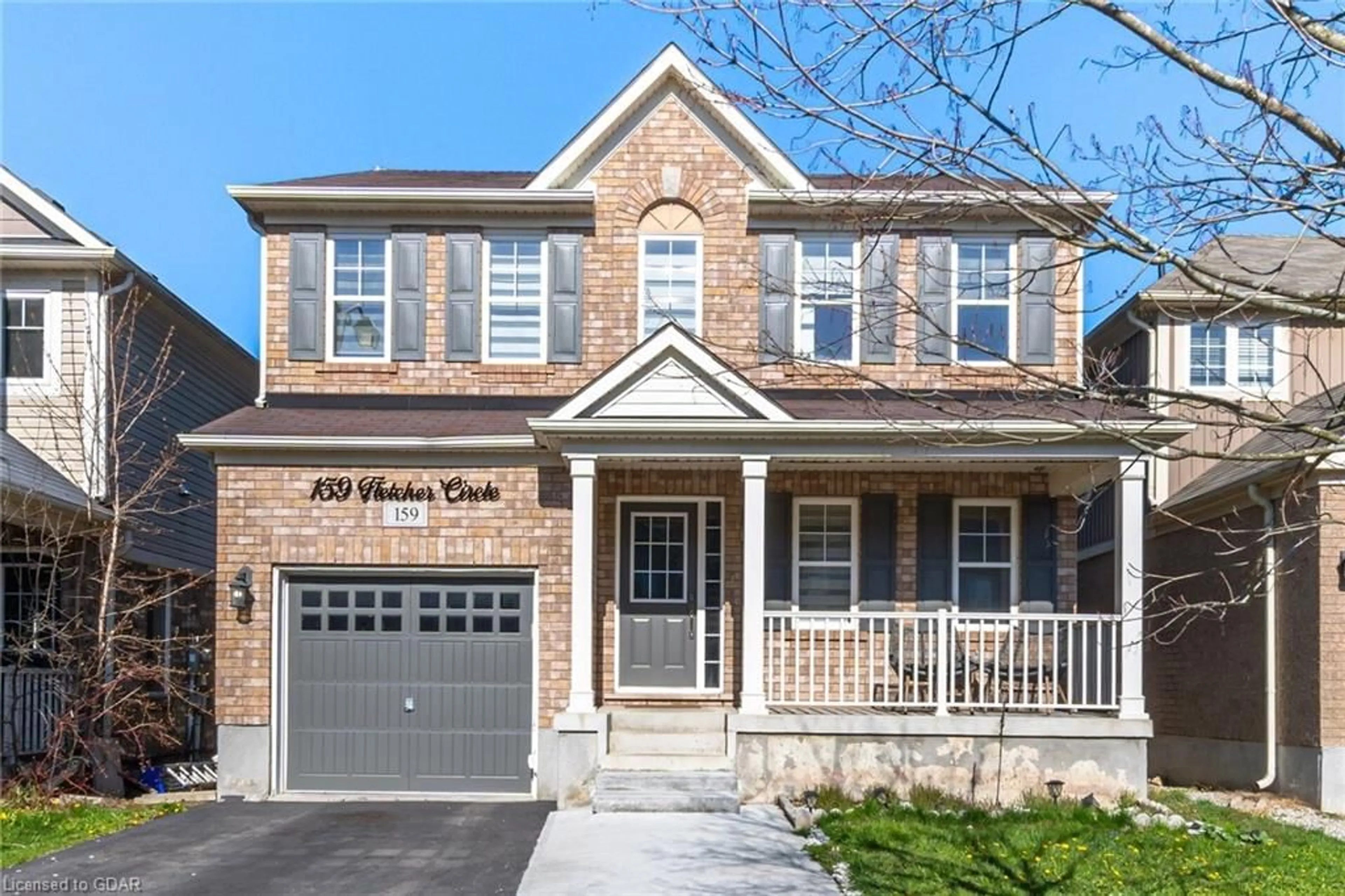 Home with brick exterior material for 159 Fletcher Cir, Cambridge Ontario N3C 0B6