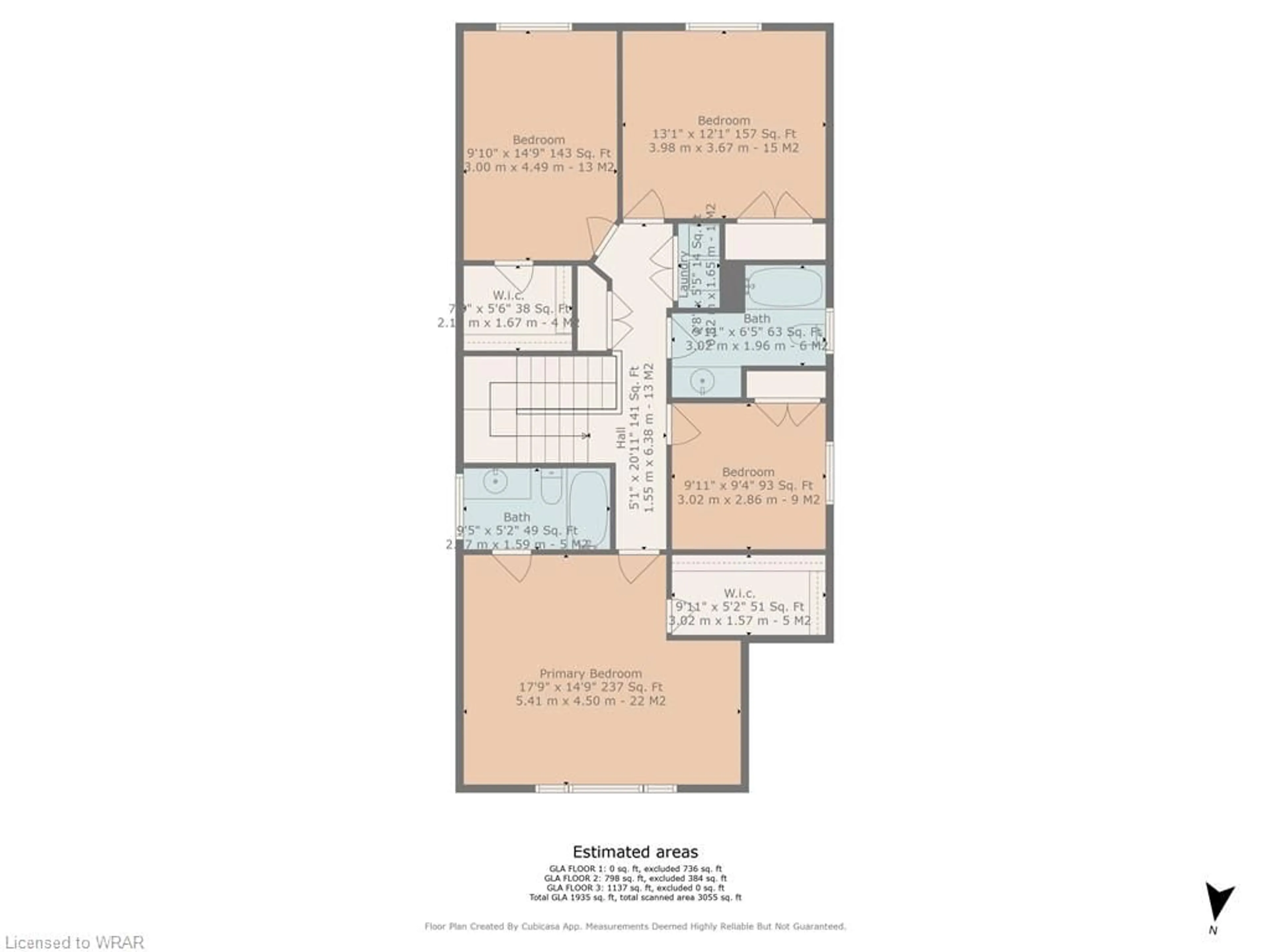 Floor plan for 2955 Paulkane Chase, London Ontario N6L 0A7