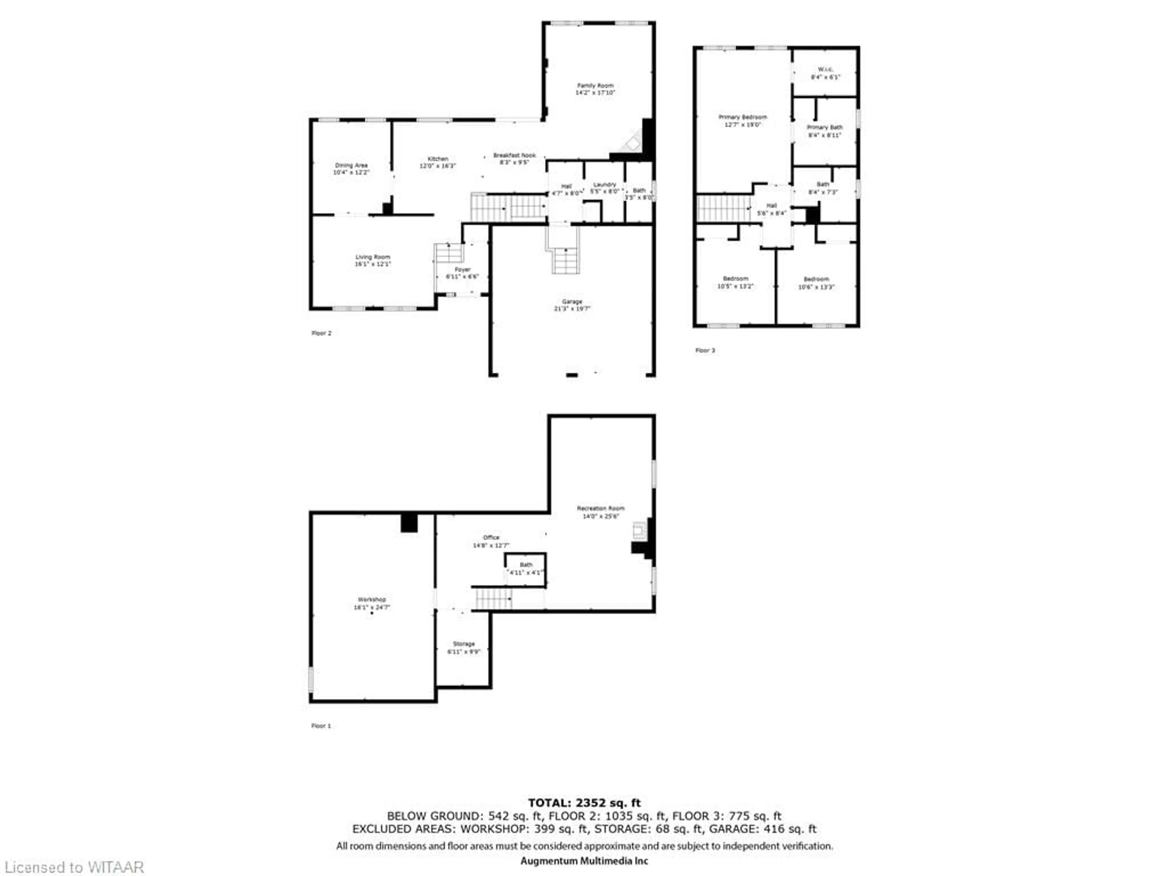 Floor plan for 262 Alder Rd, Ingersoll Ontario N5C 3Z2