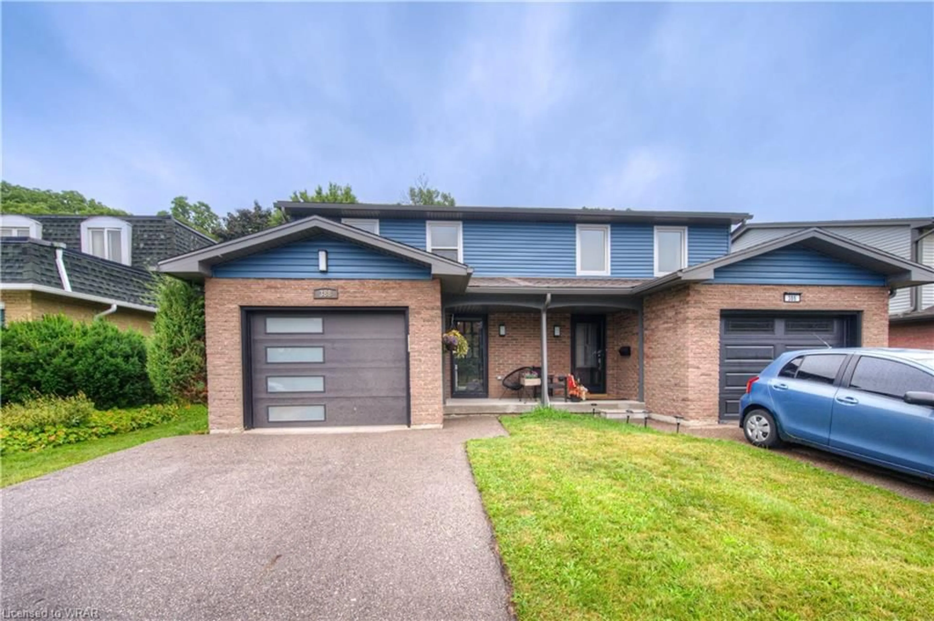 Home with brick exterior material for 388 Pioneer Dr, Kitchener Ontario N2P 1K6