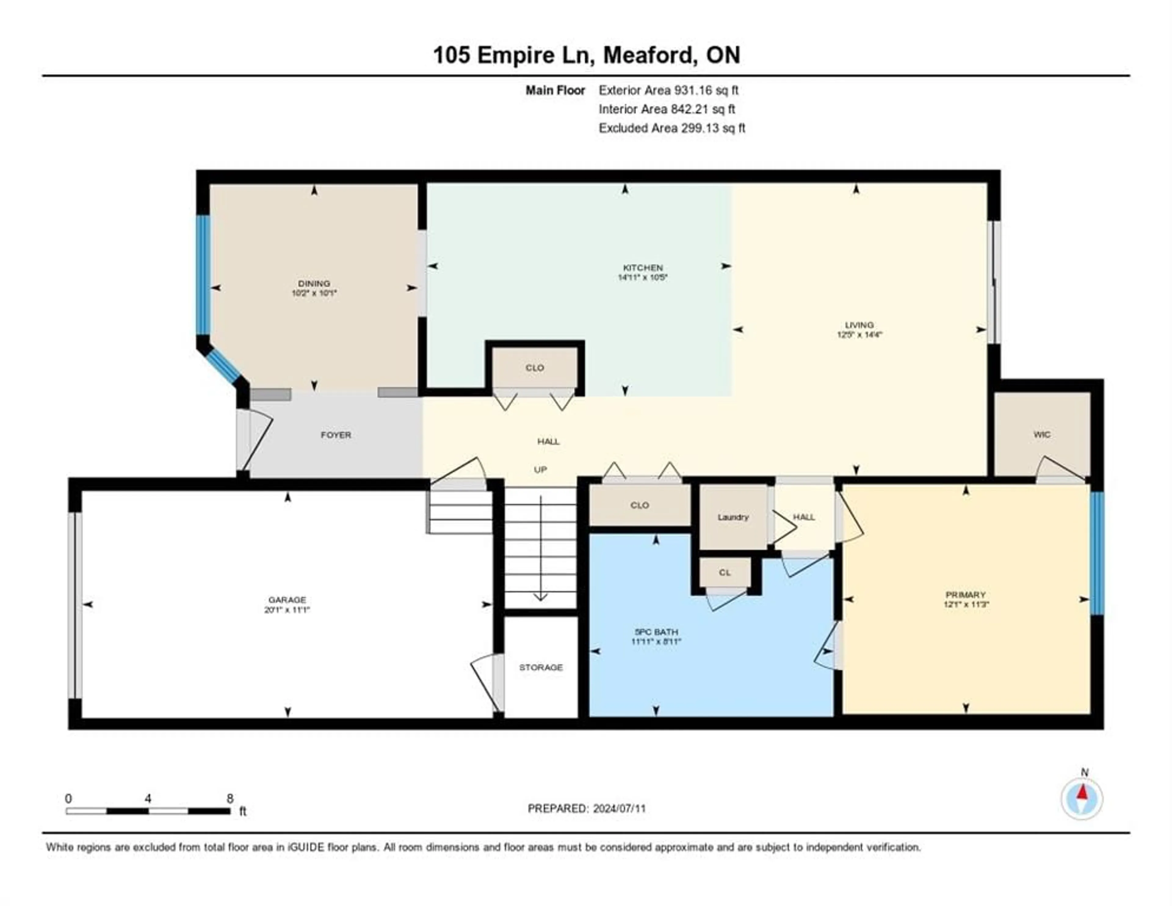 Floor plan for 105 Empire Lane, Meaford Ontario N4L 0A5