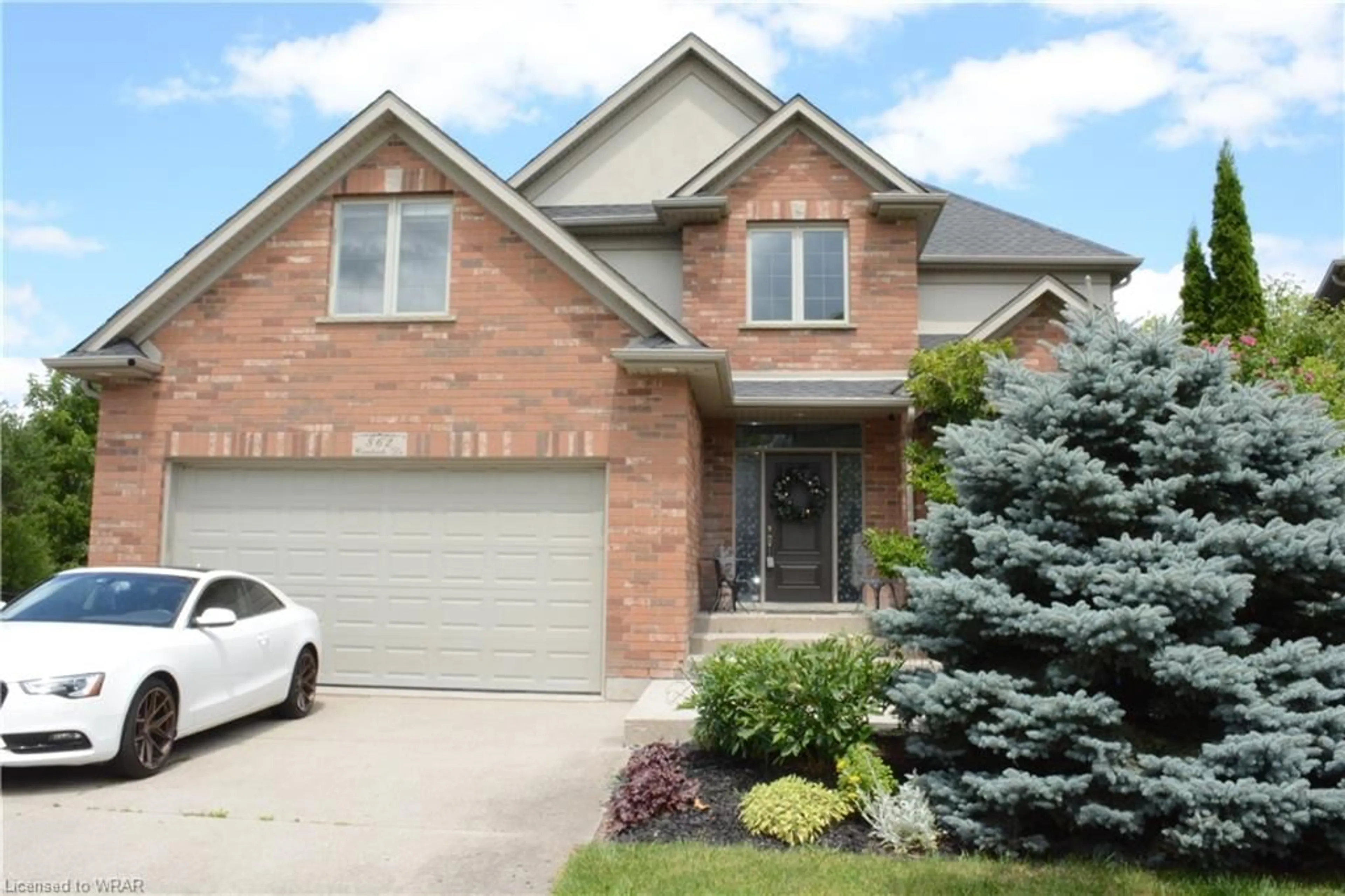 Home with brick exterior material for 862 Creekside Dr, Waterloo Ontario N2V 2S7