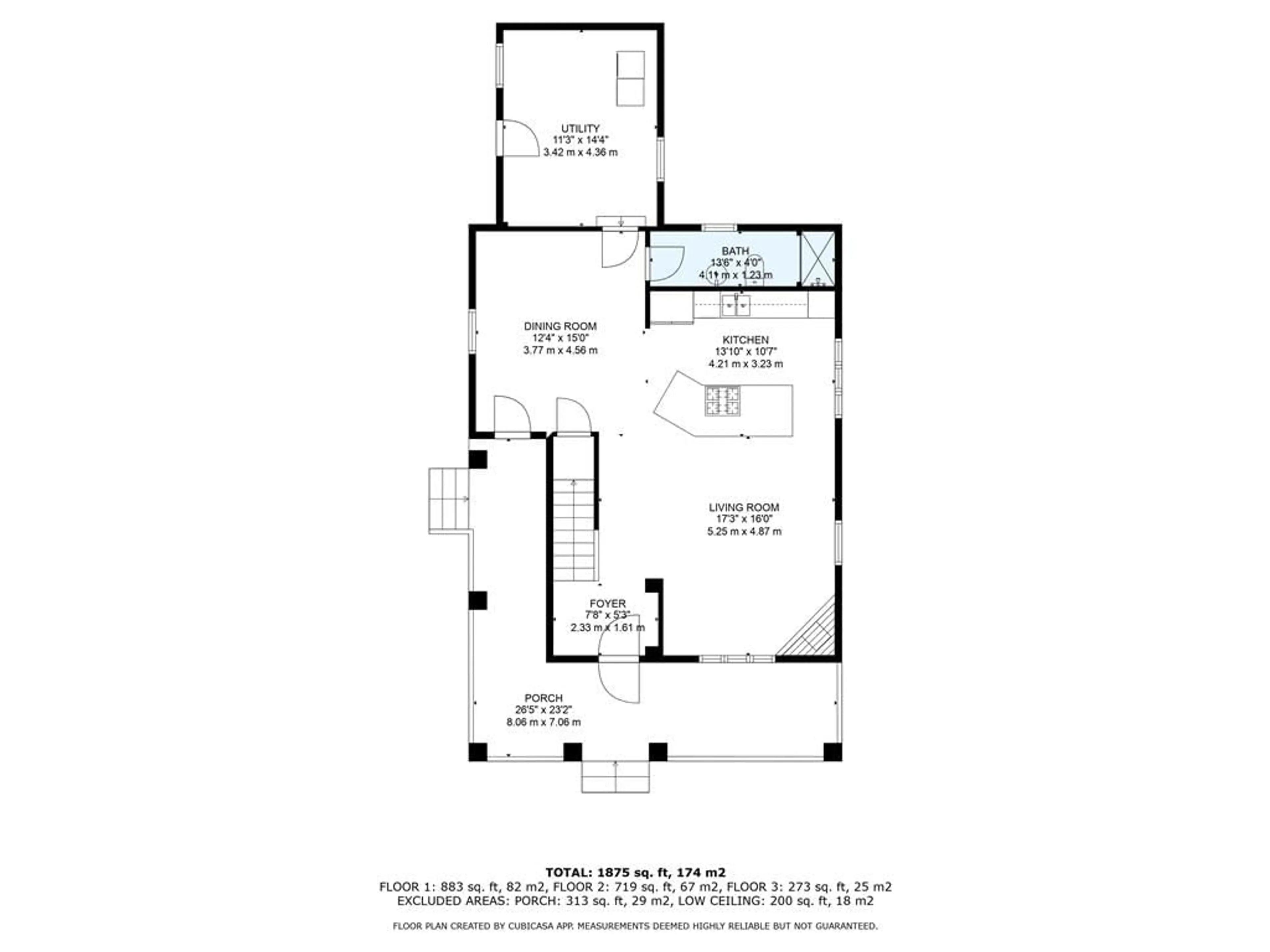 Floor plan for 131 Fourth St, Collingwood Ontario L9Y 1T6