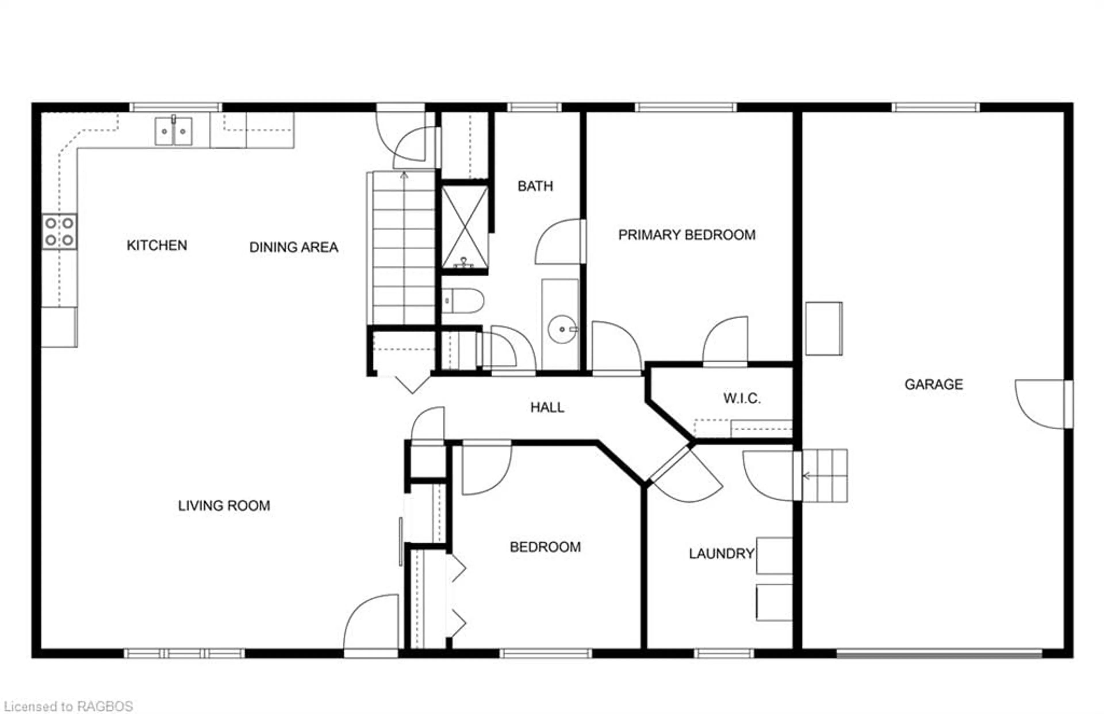 Floor plan for 112 Old Log Lane, Holland Centre Ontario N0H 1R0