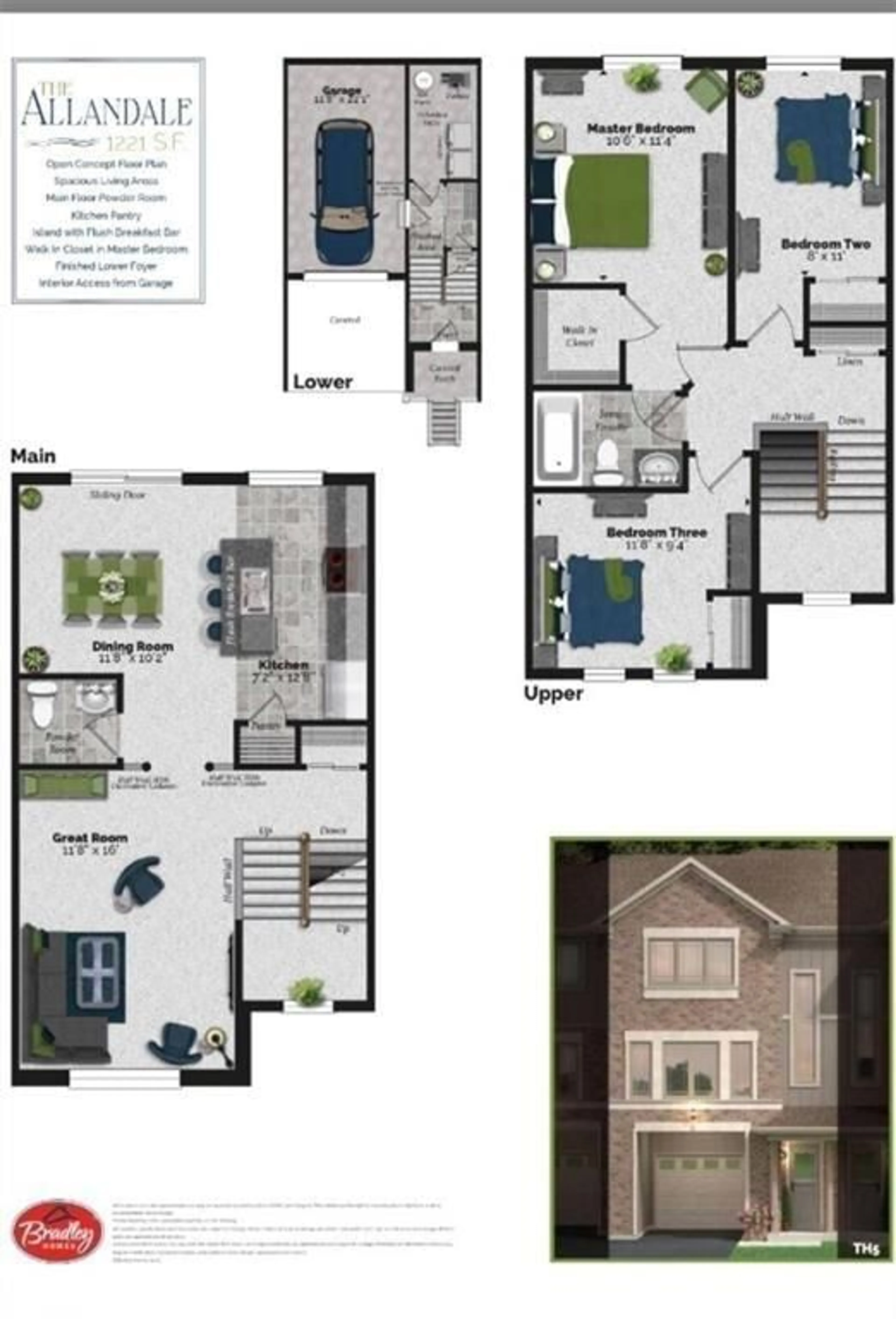 Floor plan for 71 Frank's Way, Barrie Ontario L4N 3J1