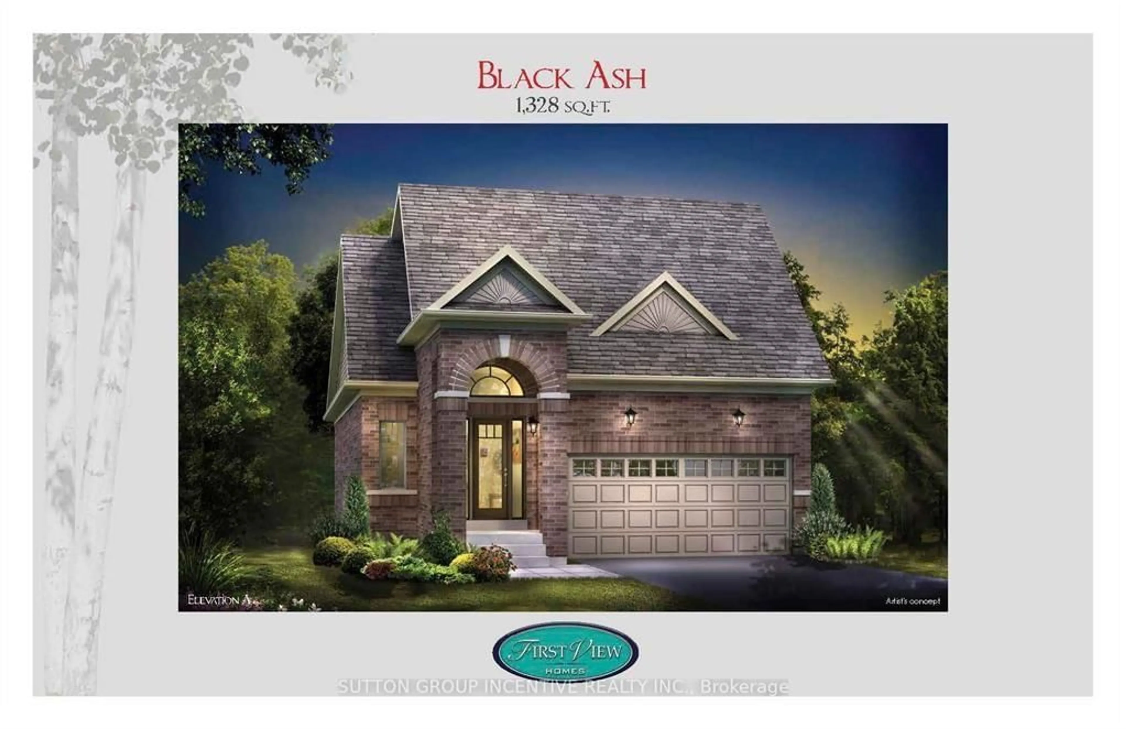 Home with brick exterior material for LOT 10 Davis Dr, Anten Mills Ontario L0L 1Y2