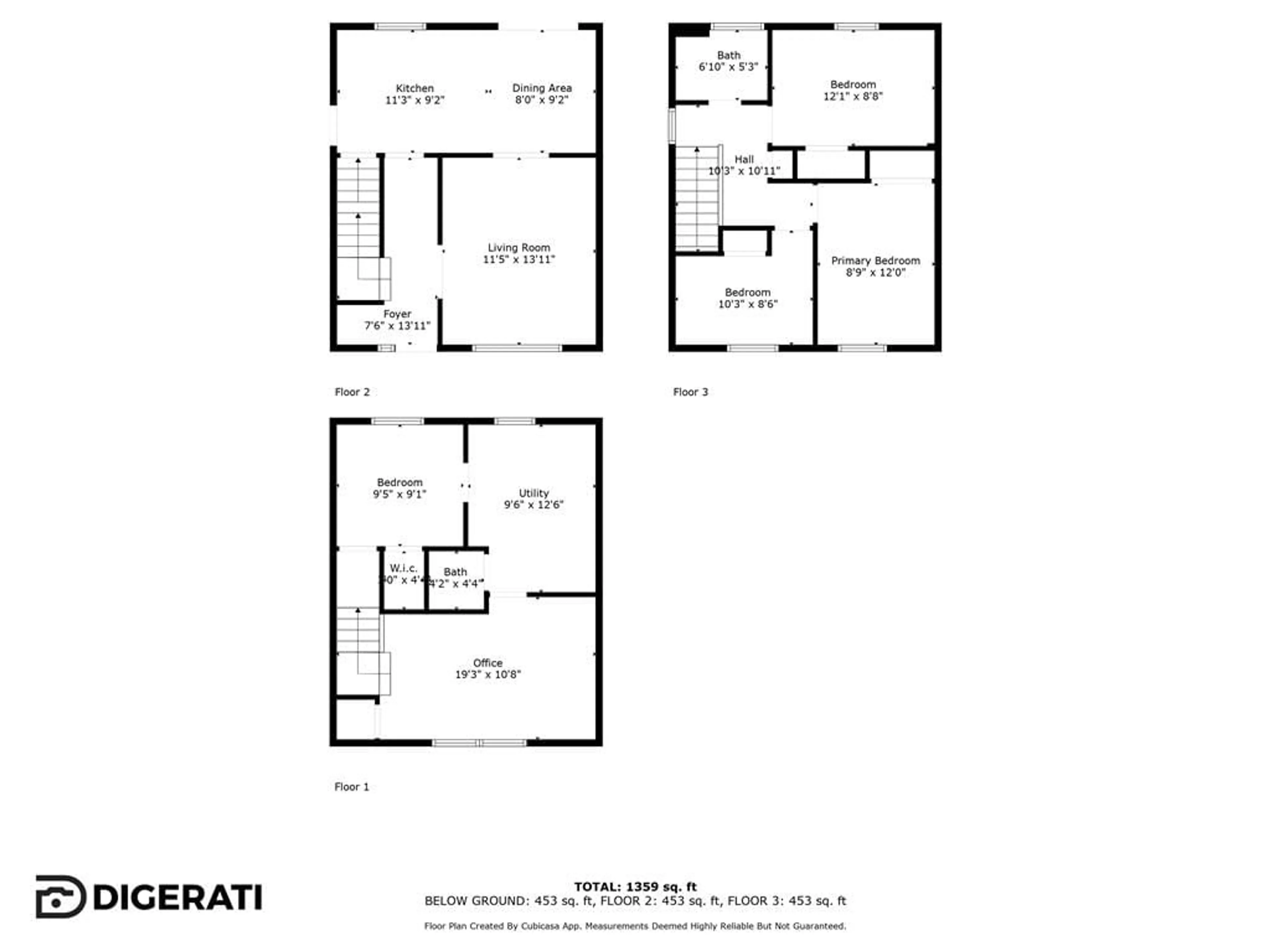 Floor plan for 119 Daphne Cres, Barrie Ontario L4M 2Y7