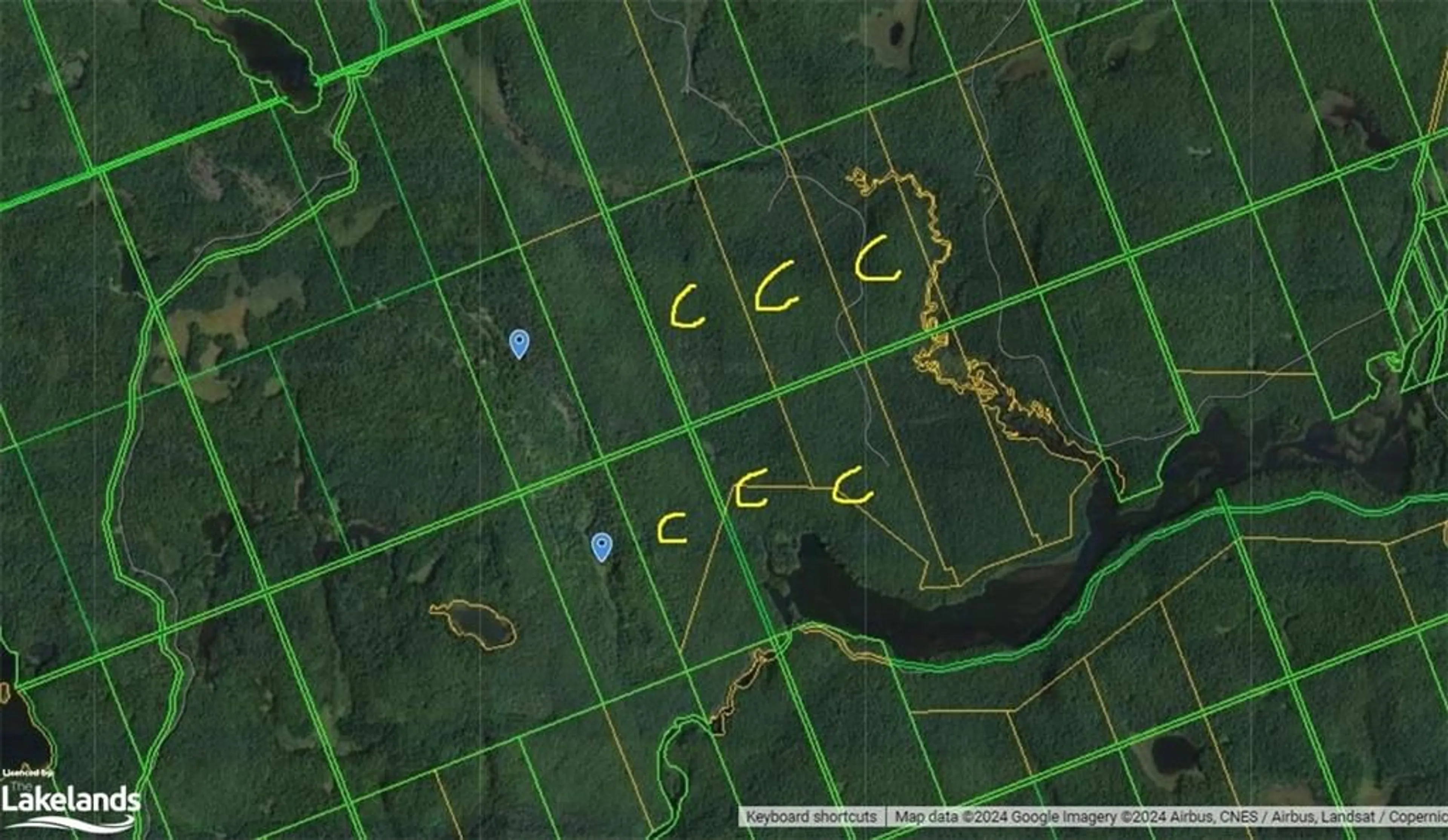 Picture of a map for LOT 12 N/A, Lake of Bays (Twp) Ontario P1H 1H0