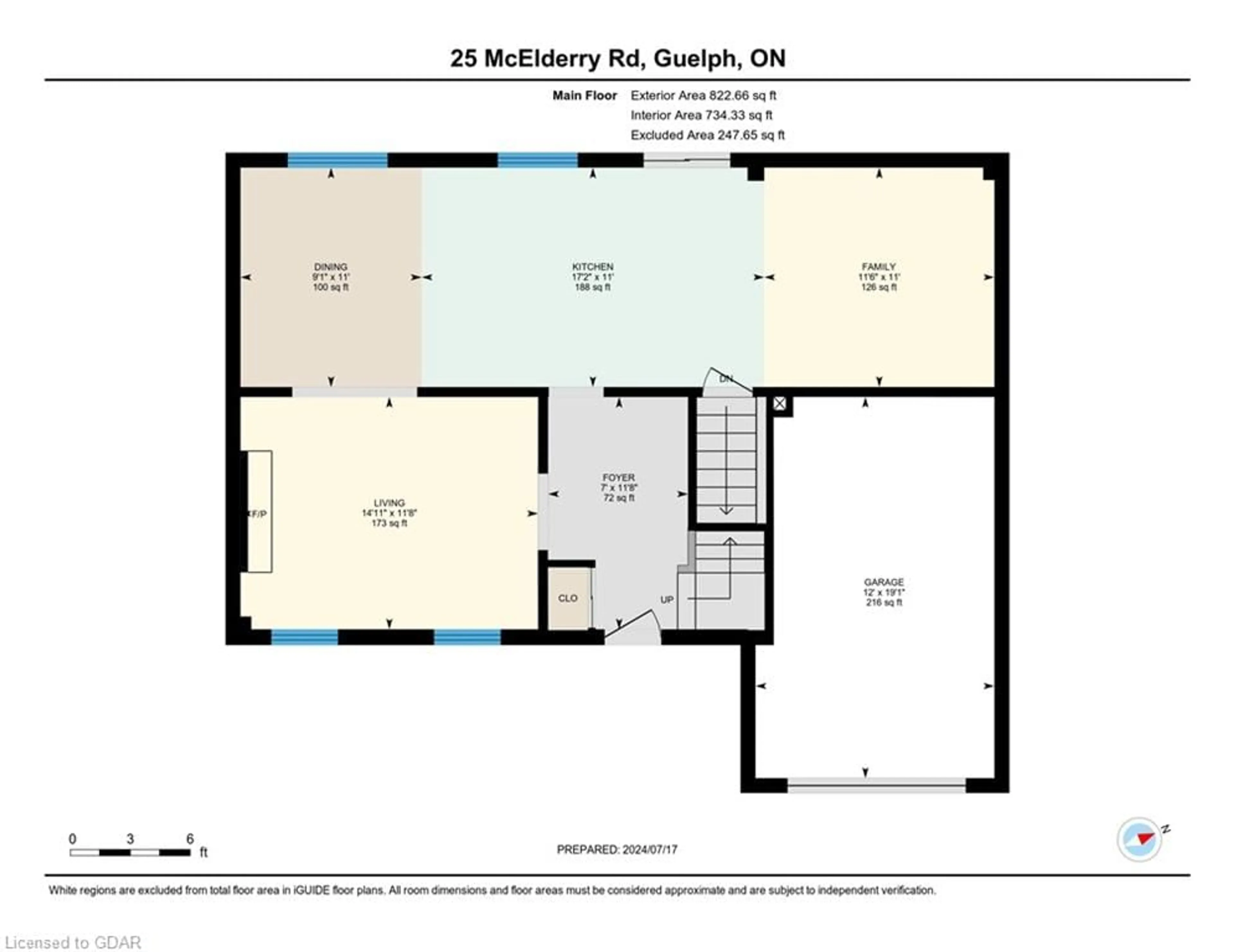 Floor plan for 25 Mcelderry Rd, Guelph Ontario N1G 4K2