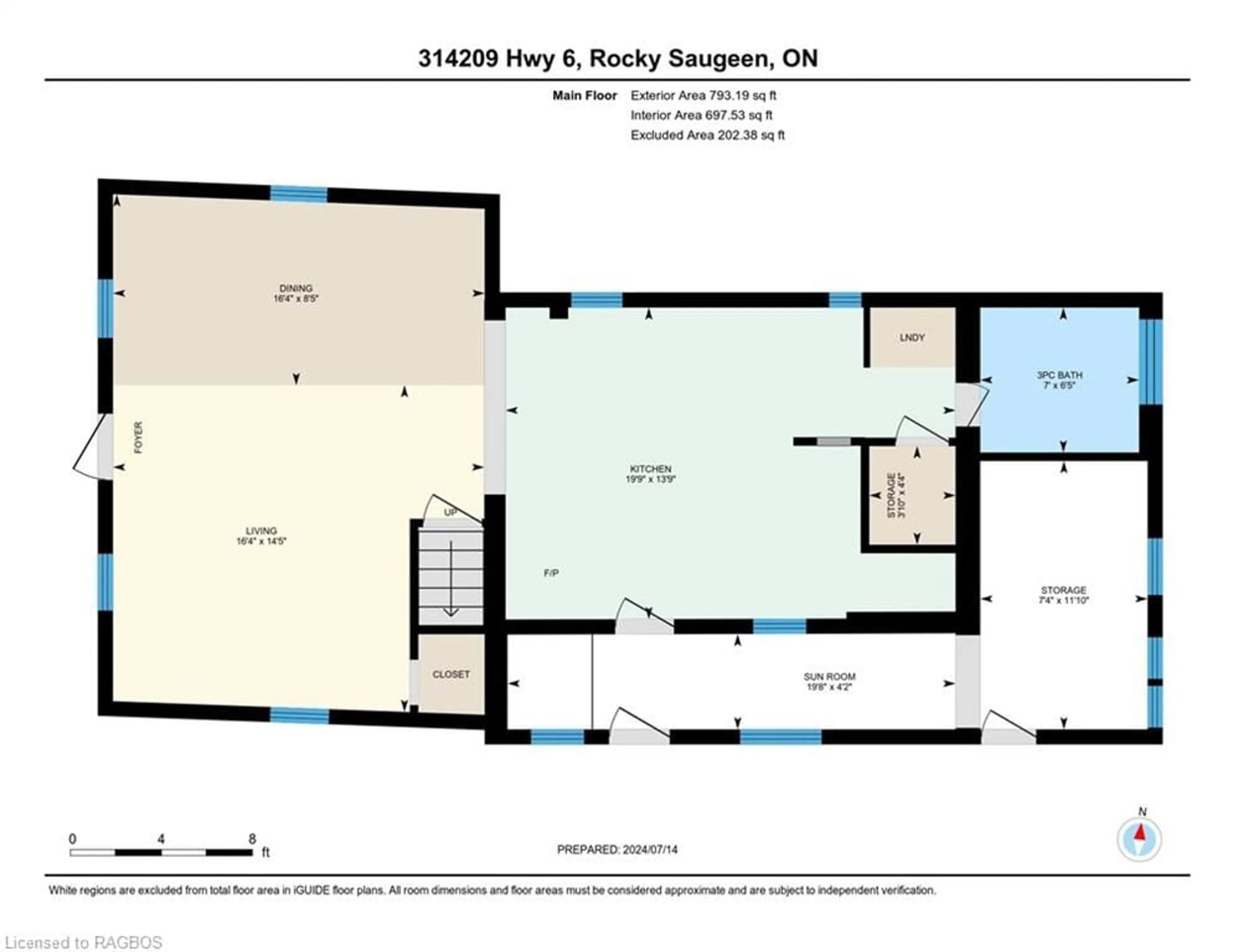 Floor plan for 314209 6 Hwy, West Grey Ontario N0H 1G0