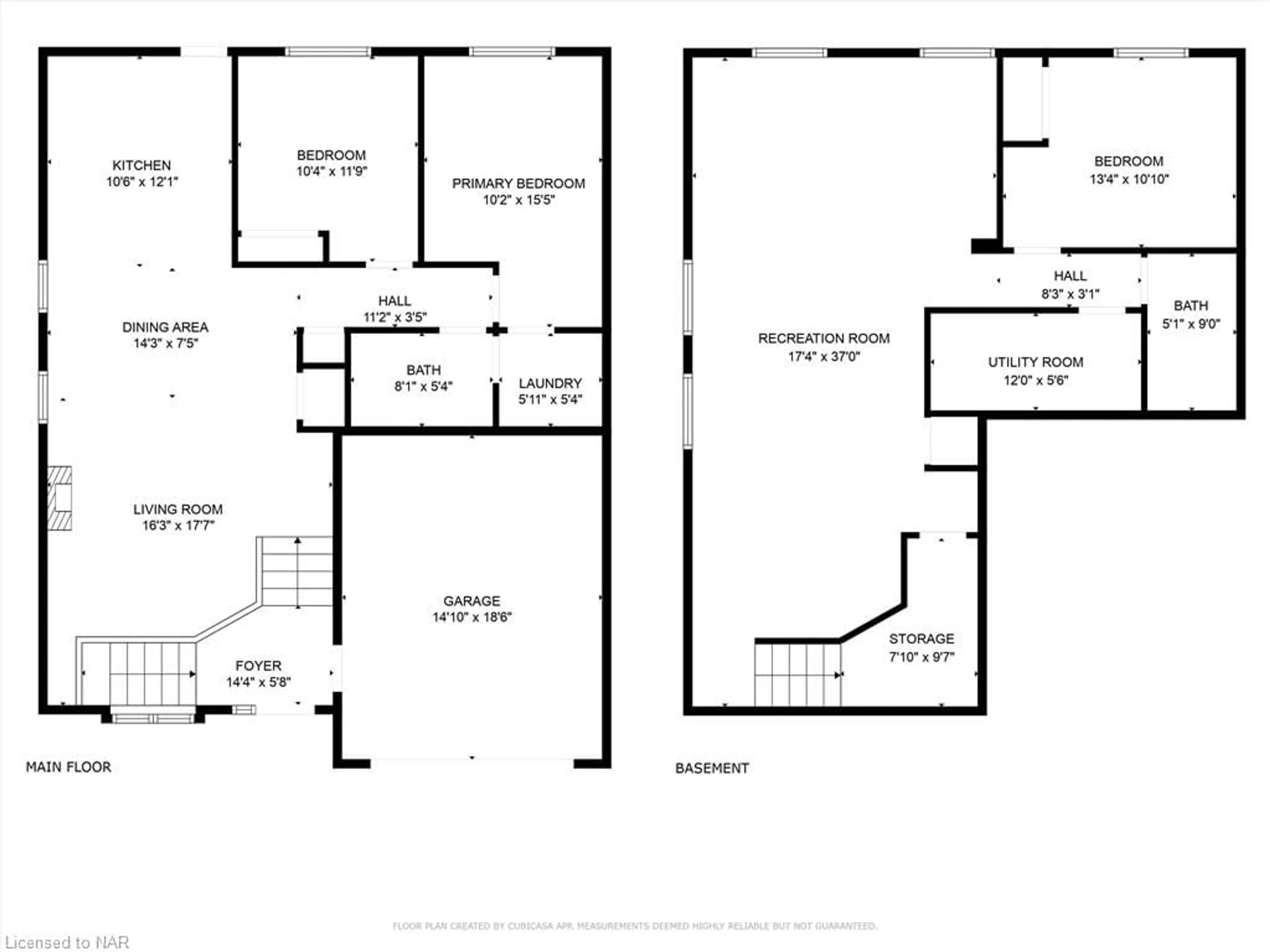 Floor plan for 27 Cozocar Cres, St. Catharines Ontario L2S 3Y5