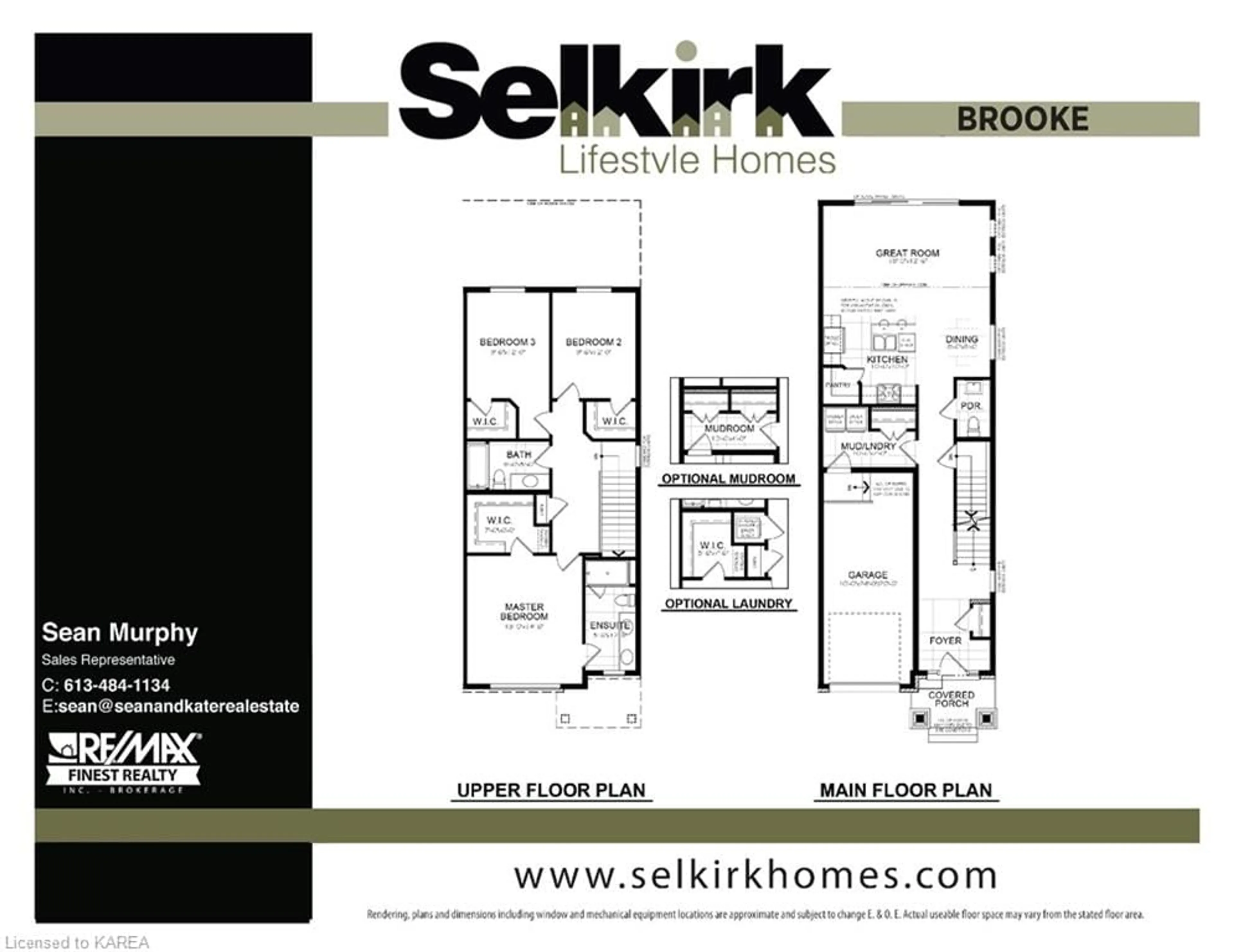 Floor plan for 202 Heritage Park Dr, Napanee Ontario K7R 3X8