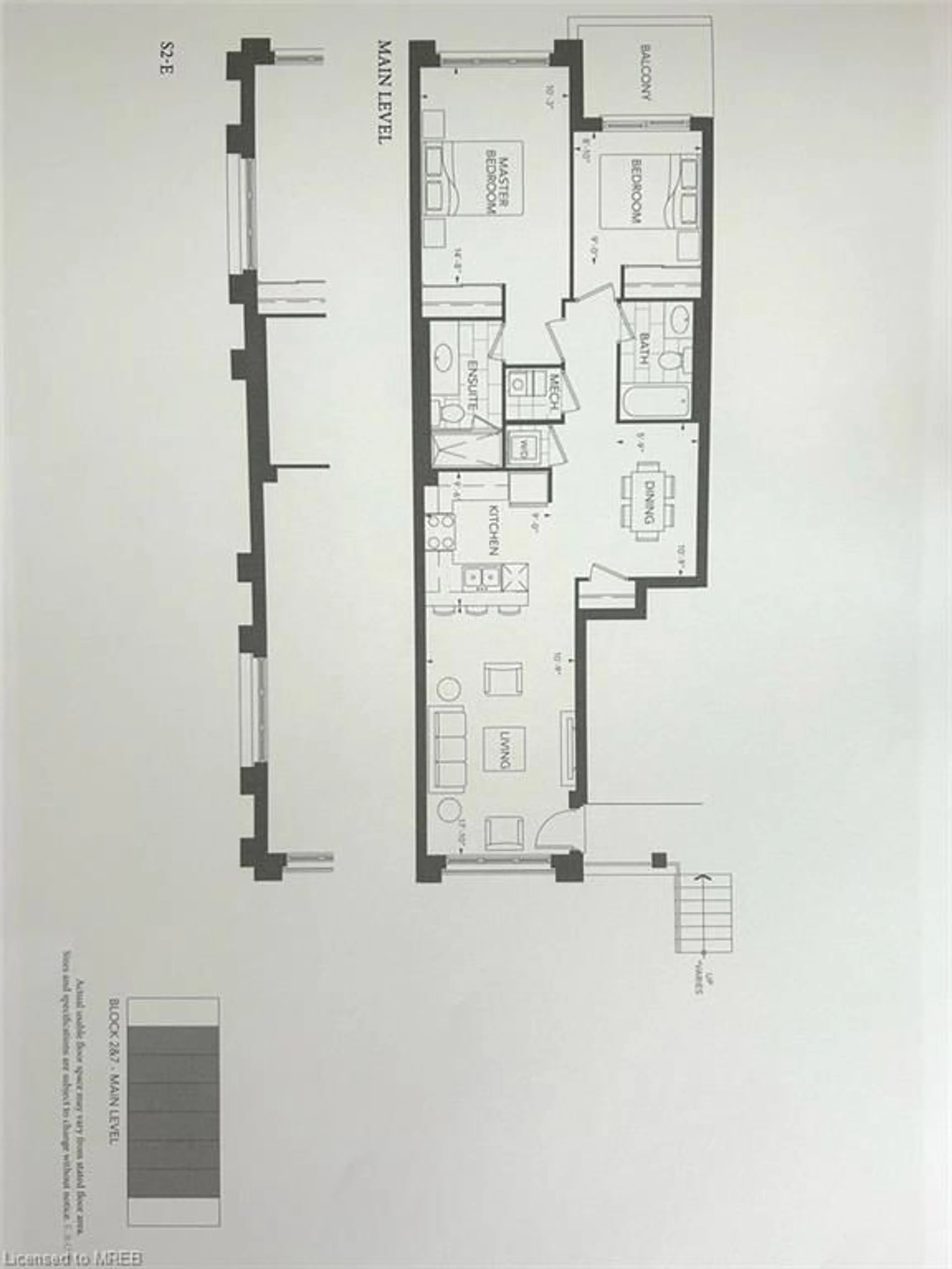 Floor plan for 665 Cricklewood Drive Dr #716, Mississauga Ontario L5G 0B9