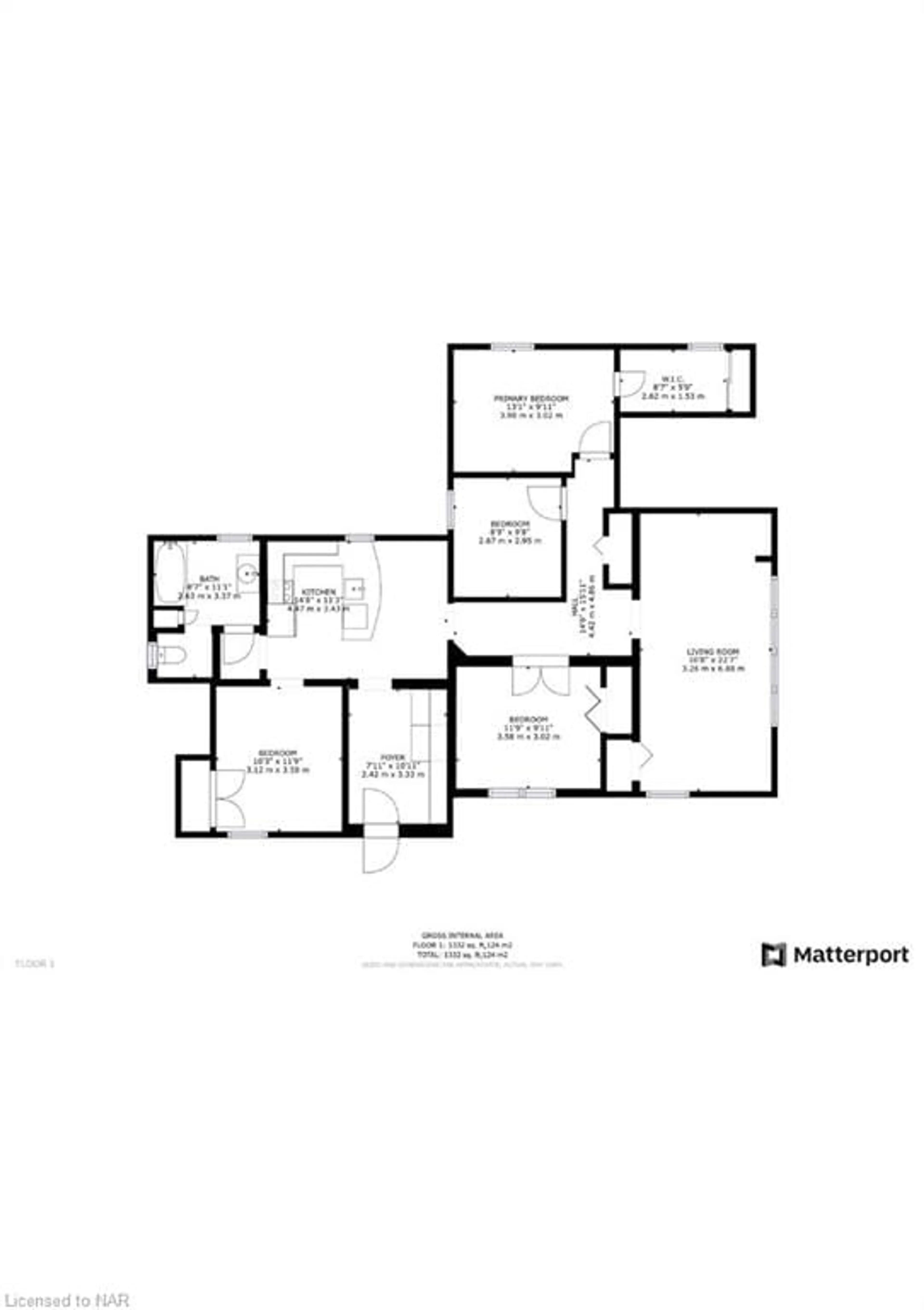 Floor plan for 16-16 1/2 Lakeside Dr, St. Catharines Ontario L2M 1P2