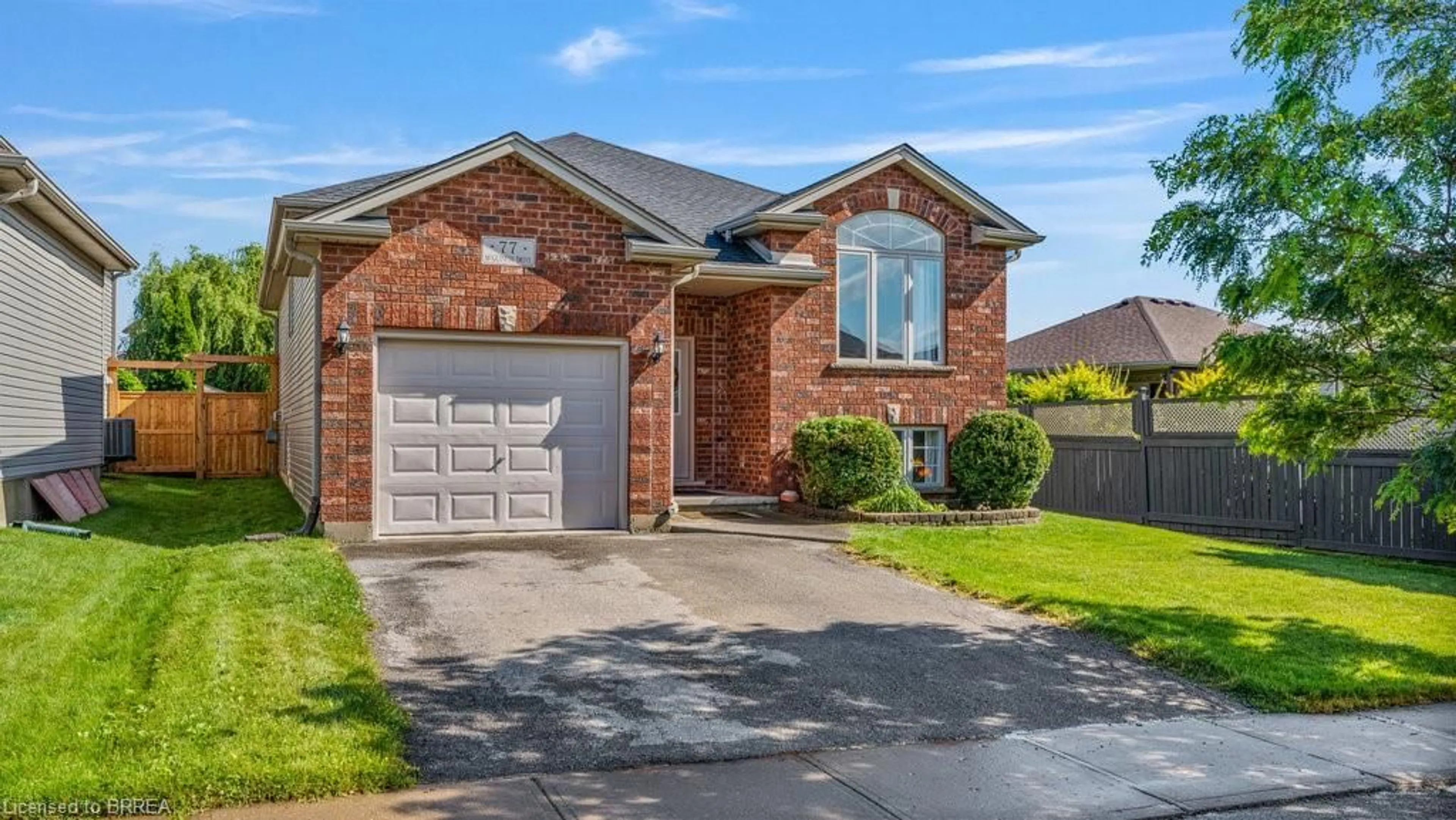 Home with brick exterior material for 77 Mcguiness Dr, Brantford Ontario N3T 6N5