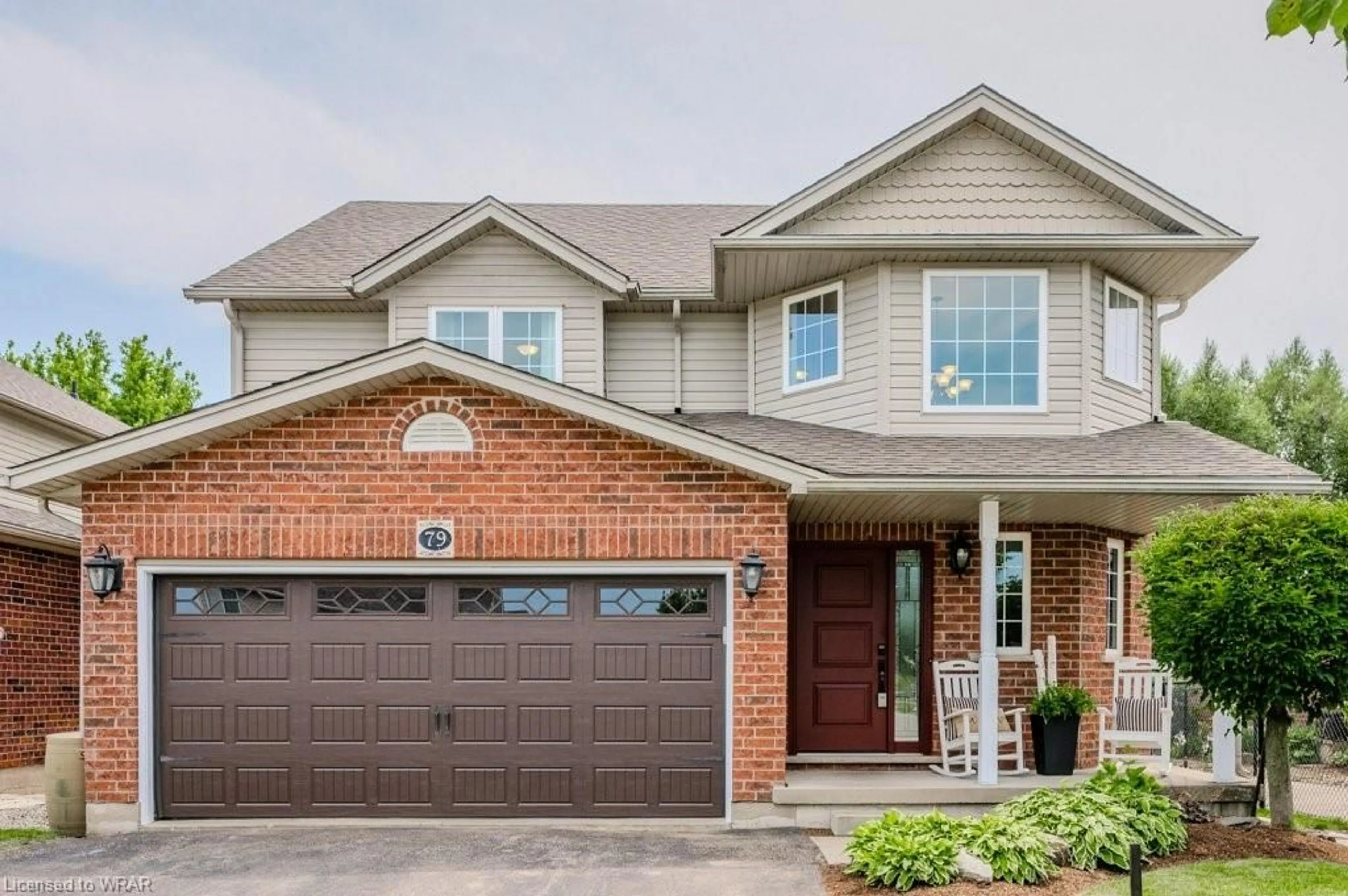 Home with brick exterior material for 79 Bristow Creek Dr, Elmira Ontario N3B 3P5