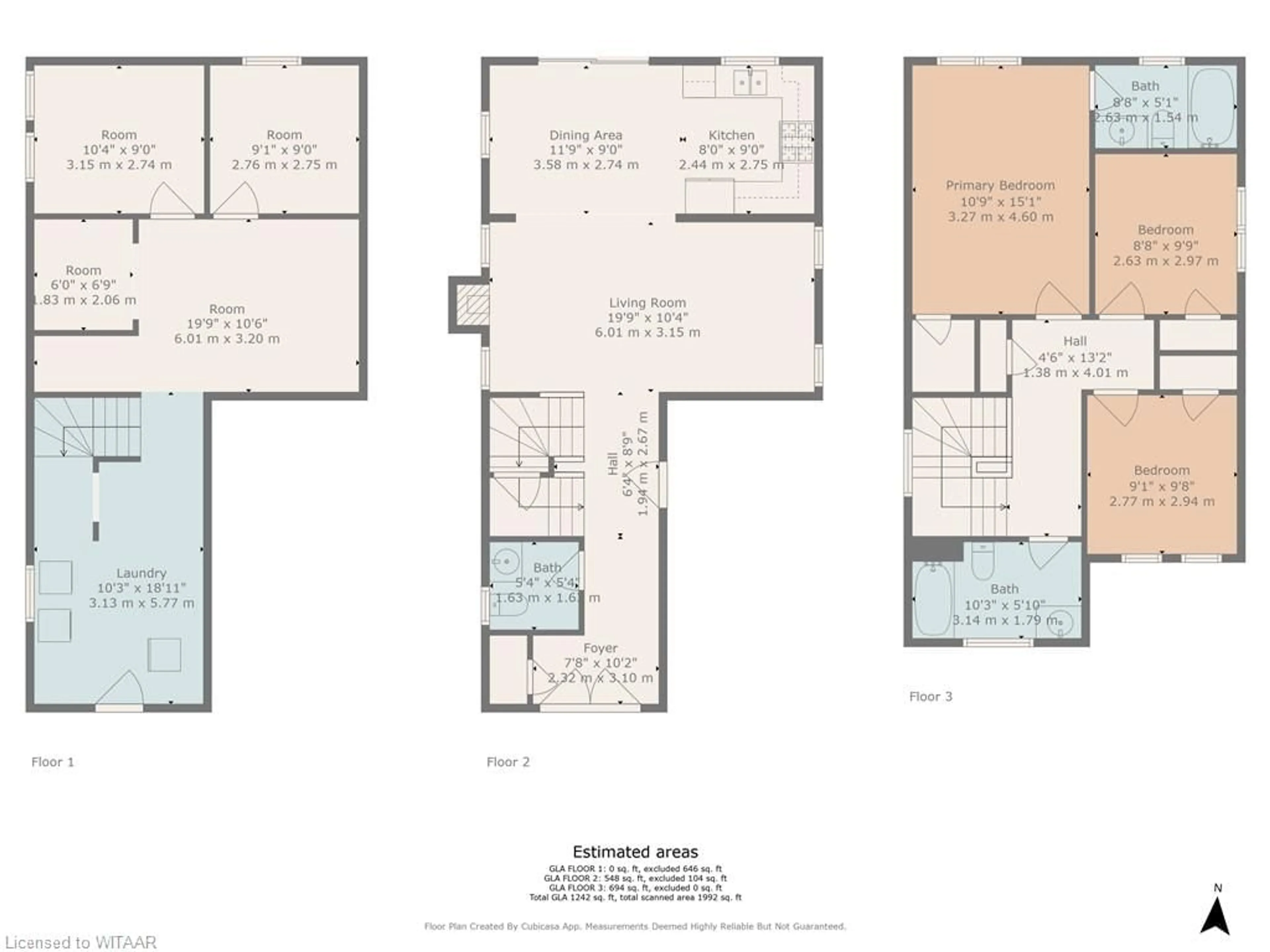 Floor plan for 605 Baldwin Cres, Woodstock Ontario N4T 0G5