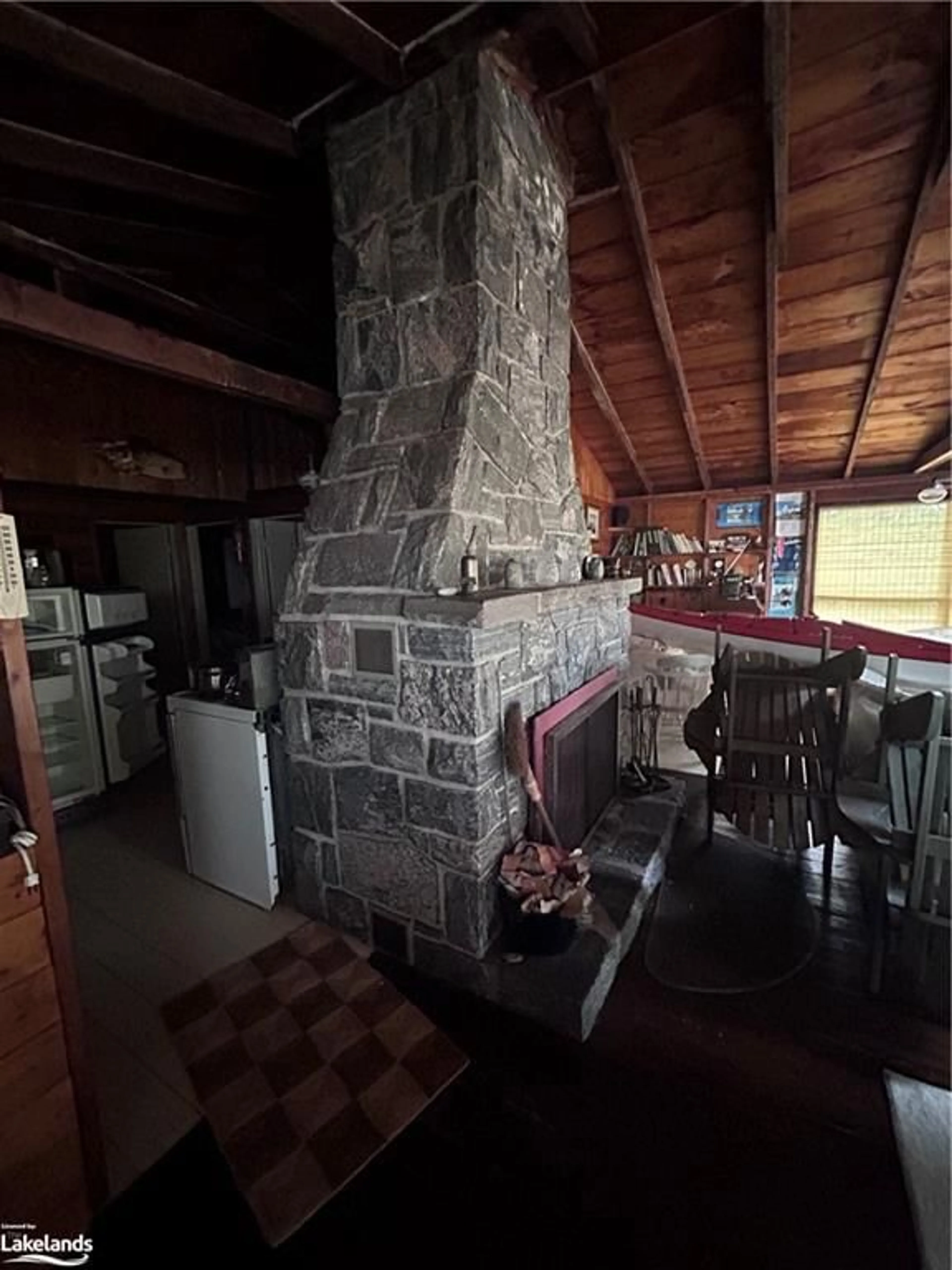 Kitchen, cement floor, cottage for A30-28 Mclean Pt Island, Pointe au Baril Ontario P0G 1K0