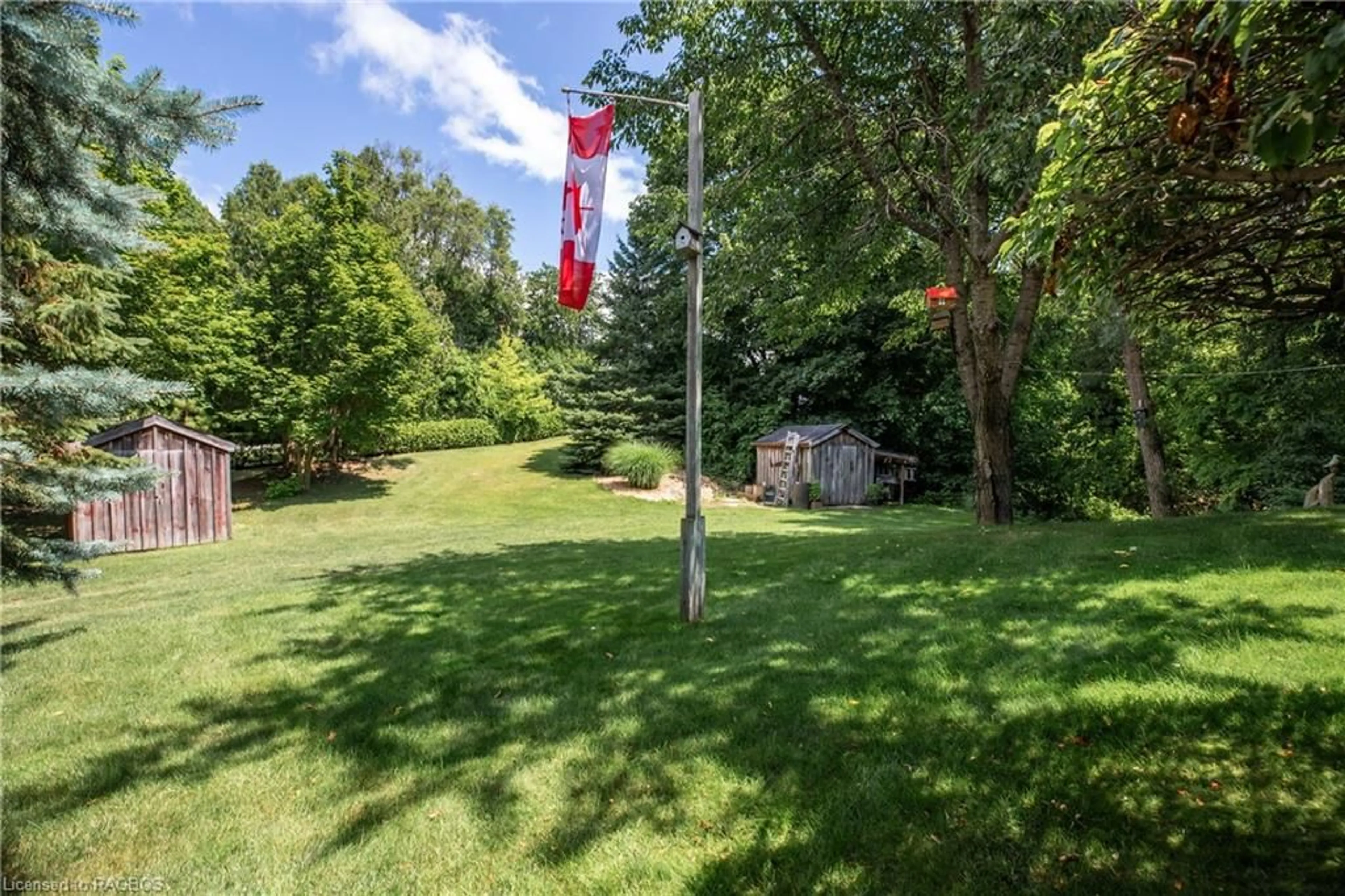 Fenced yard for 60 Lakeland Dr, Southampton Ontario N0H 2L0