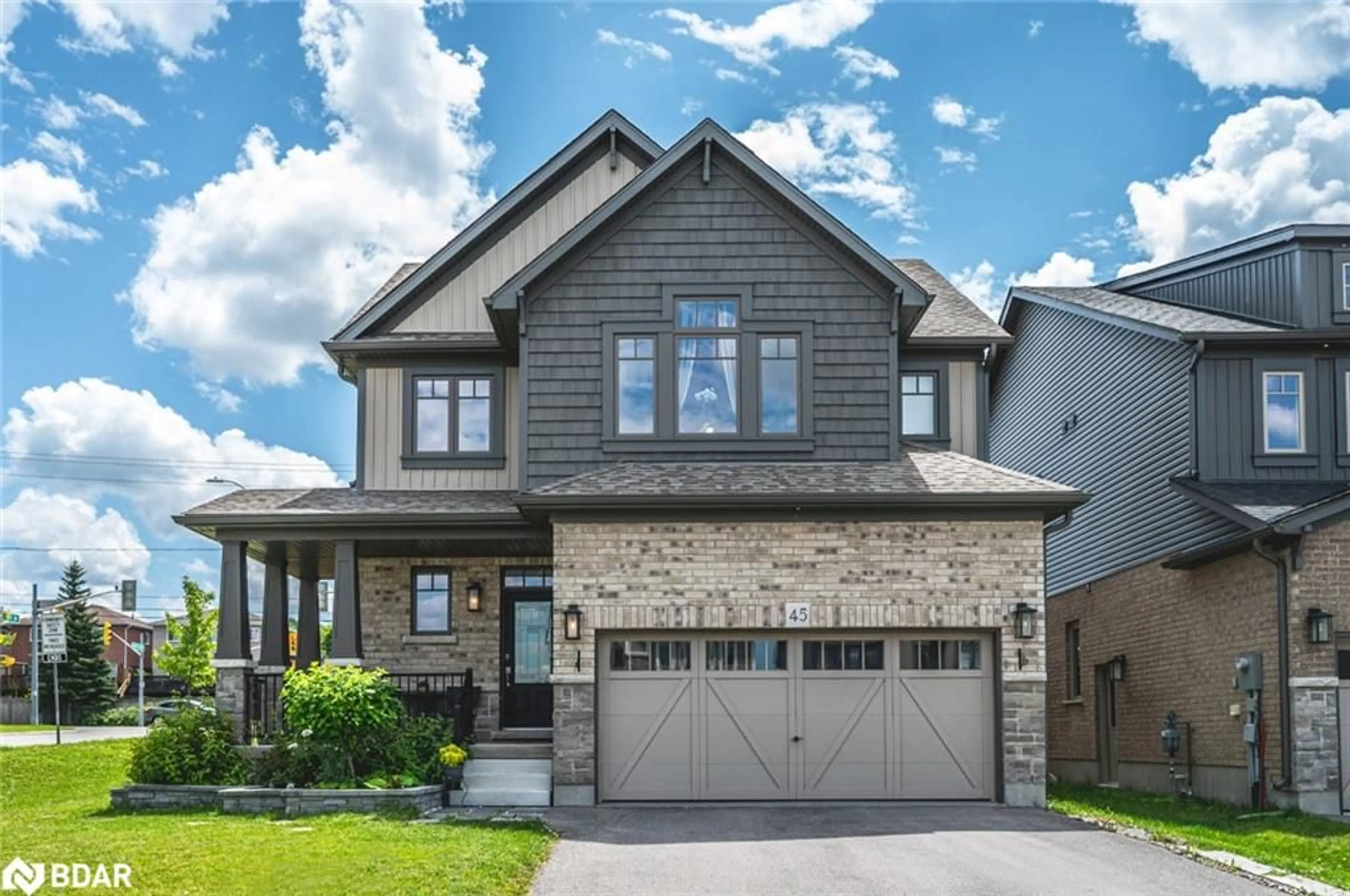 Frontside or backside of a home for 45 Pennell Dr, Barrie Ontario L4N 6H2