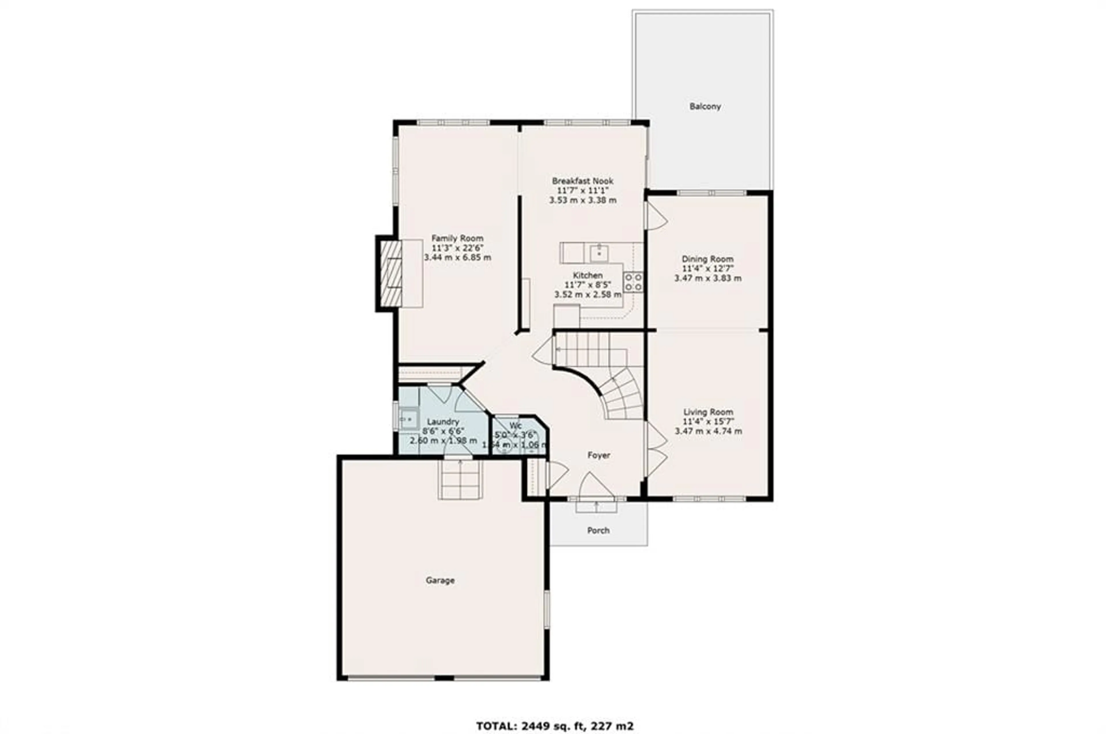 Floor plan for 123 Creekwood Dr, Peterborough Ontario K9K 2C5
