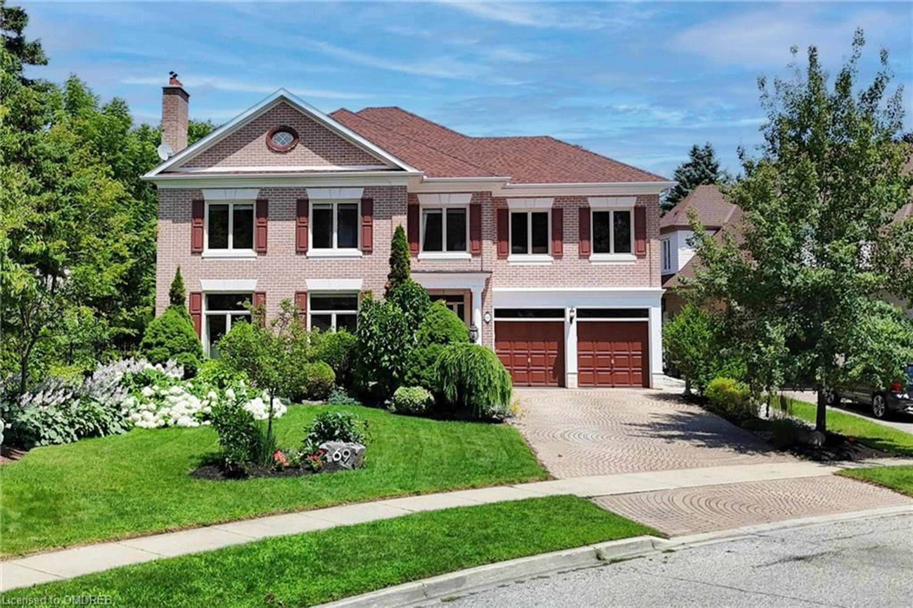 Home with brick exterior material for 69 Ryland Terr, Oakville Ontario L6J 7R1