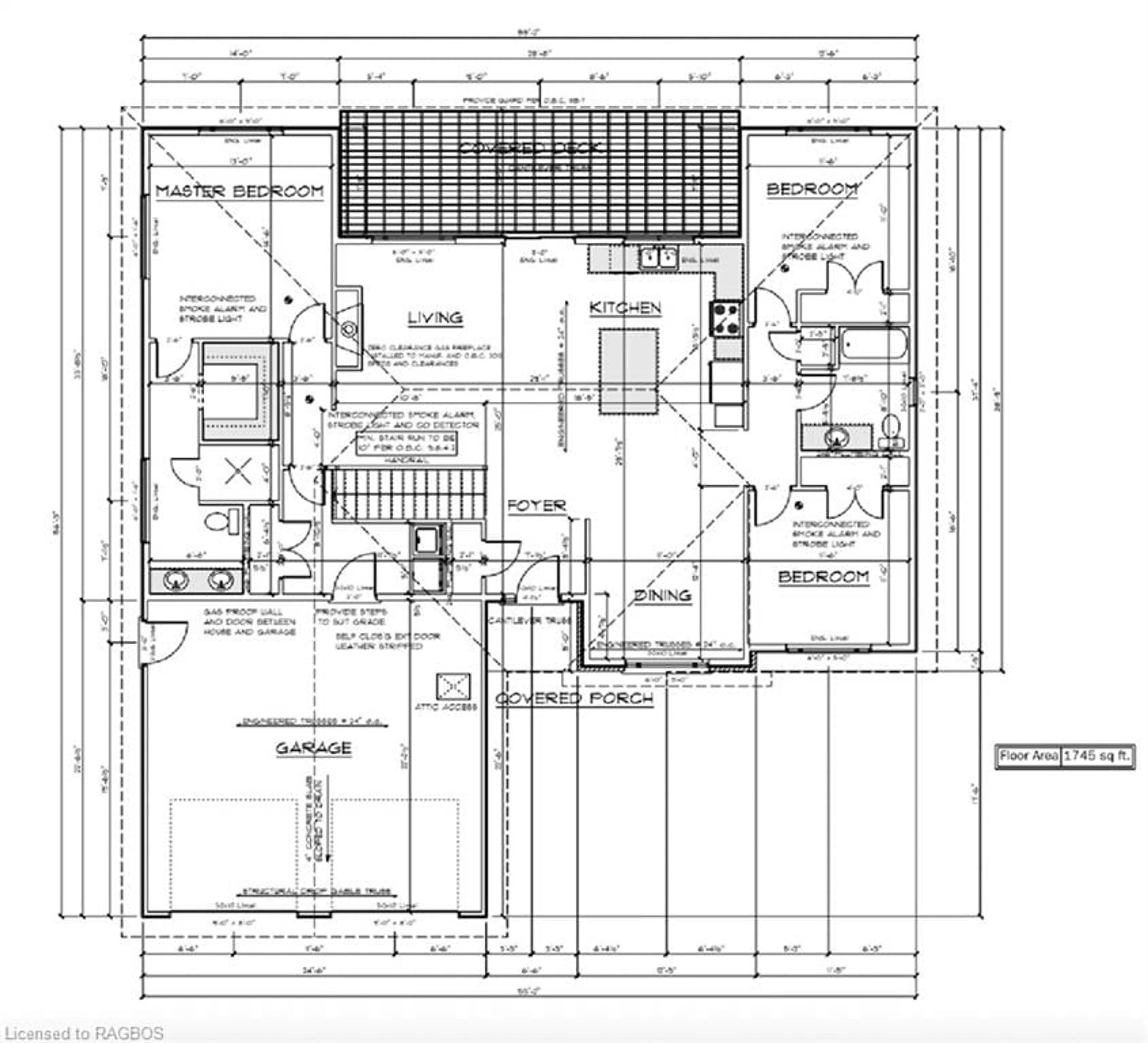 Floor plan for 55 Chestnut Hill Cres, Tara Ontario N0H 2N0