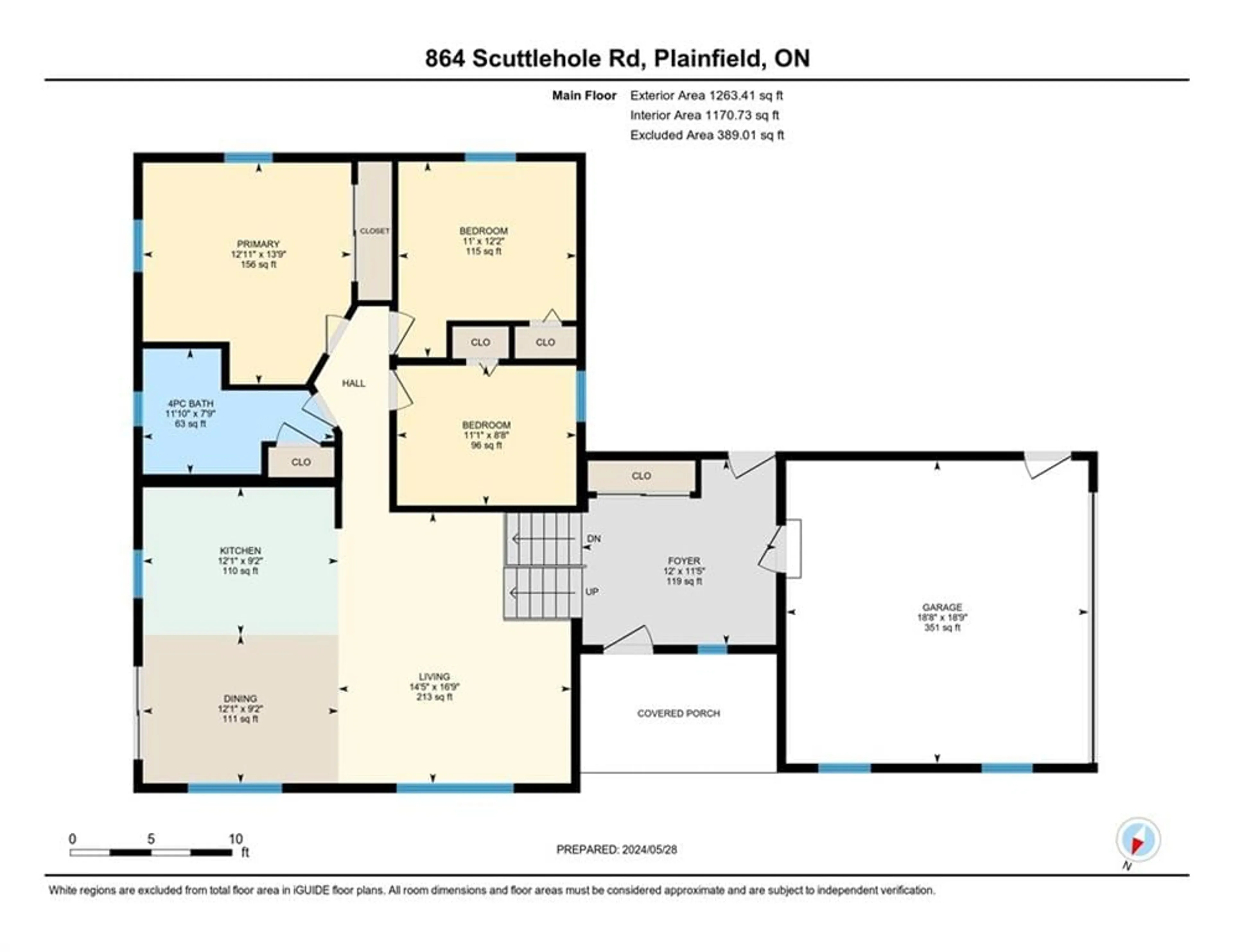 Floor plan for 864 Scuttlehole Rd, Roslin Ontario K0K 2Y0