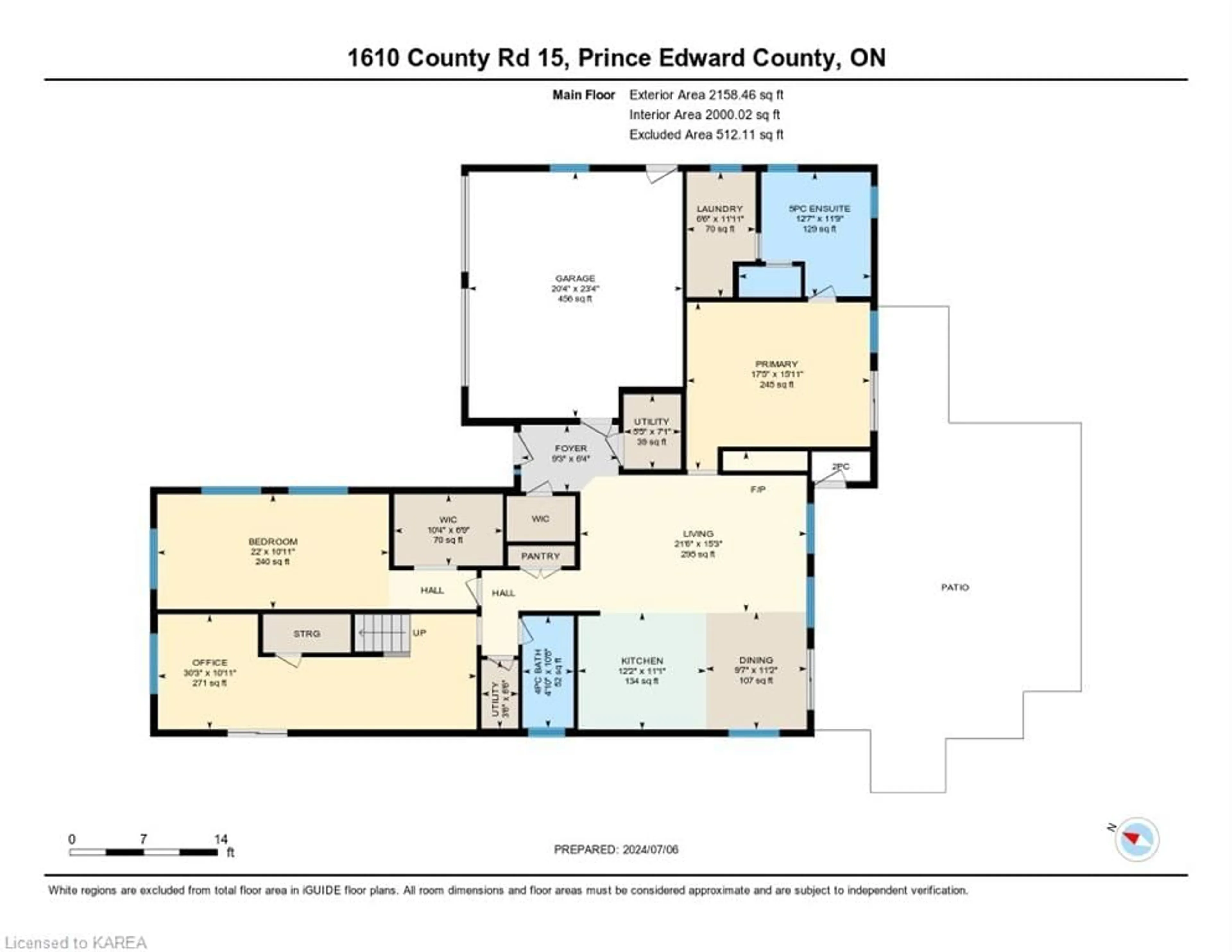 Floor plan for 1610 County Rd 15, Picton Ontario K0K 1W0