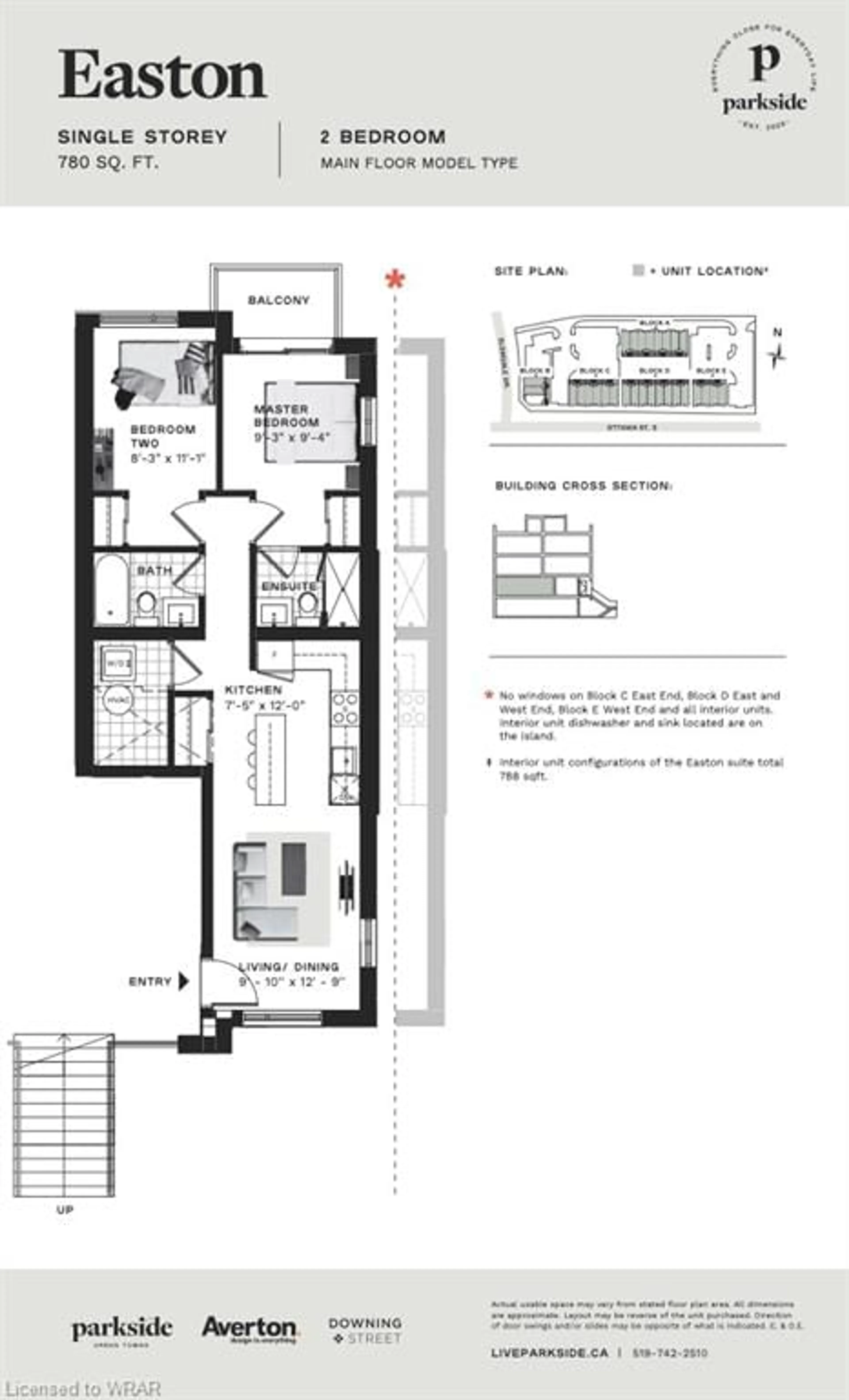 Floor plan for 10 Palace St #F2, Kitchener Ontario N2E 0J3