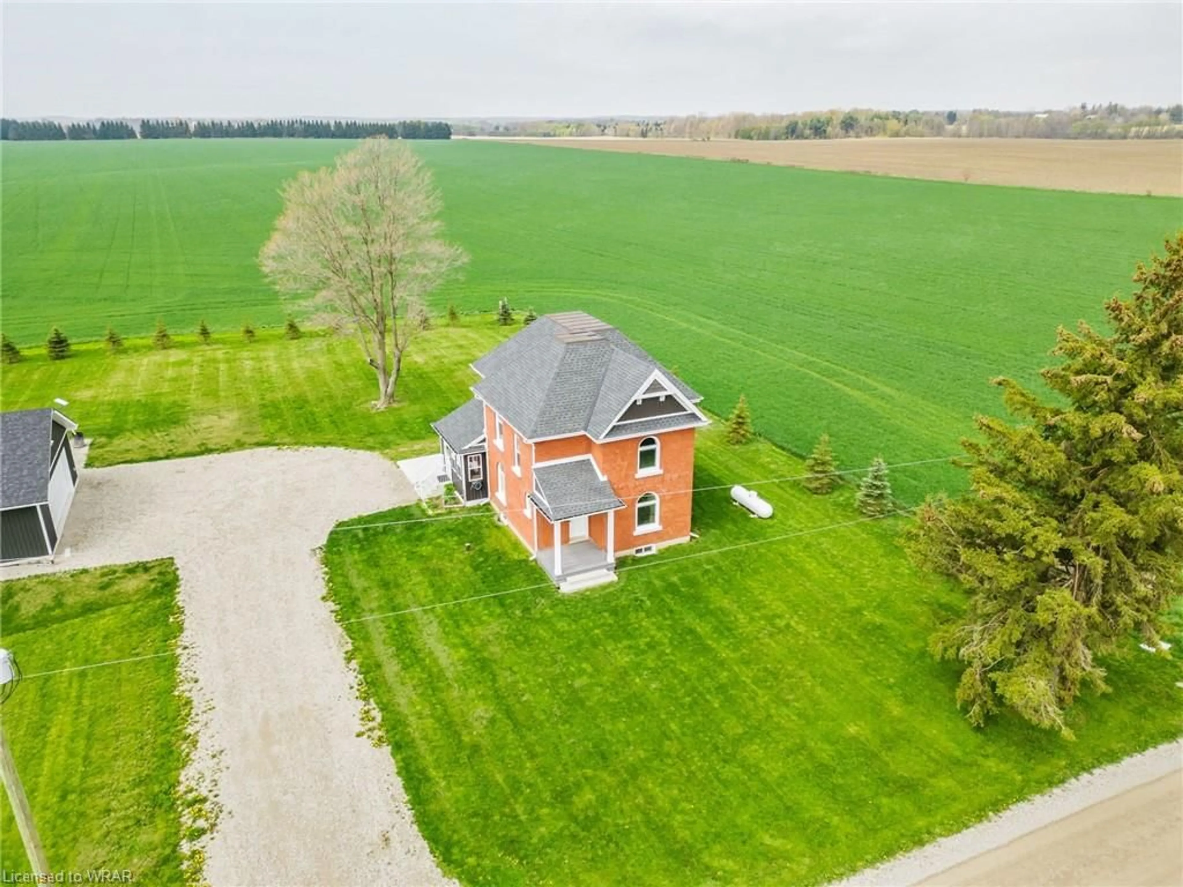 Home with brick exterior material for 21575 Heritage Road Rd, Thorndale Ontario N0M 2P0