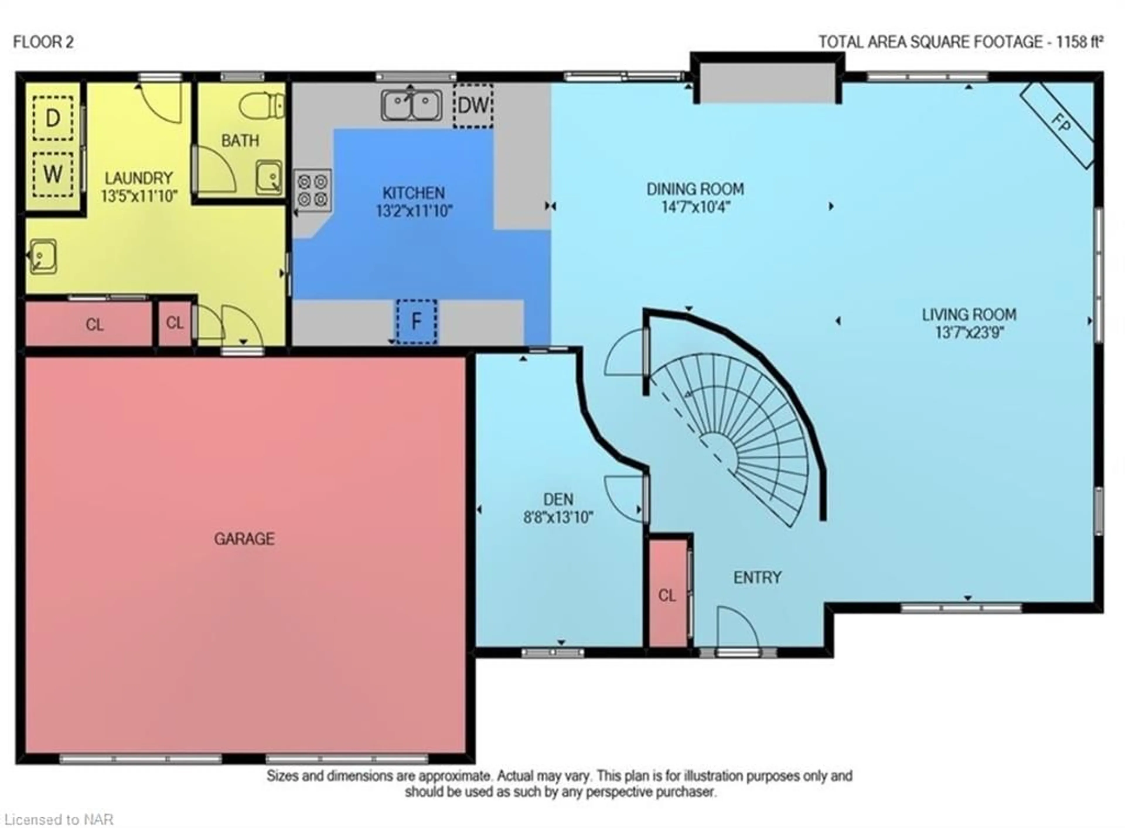 Floor plan for 3869 19th St, Jordan Ontario L0R 1S0
