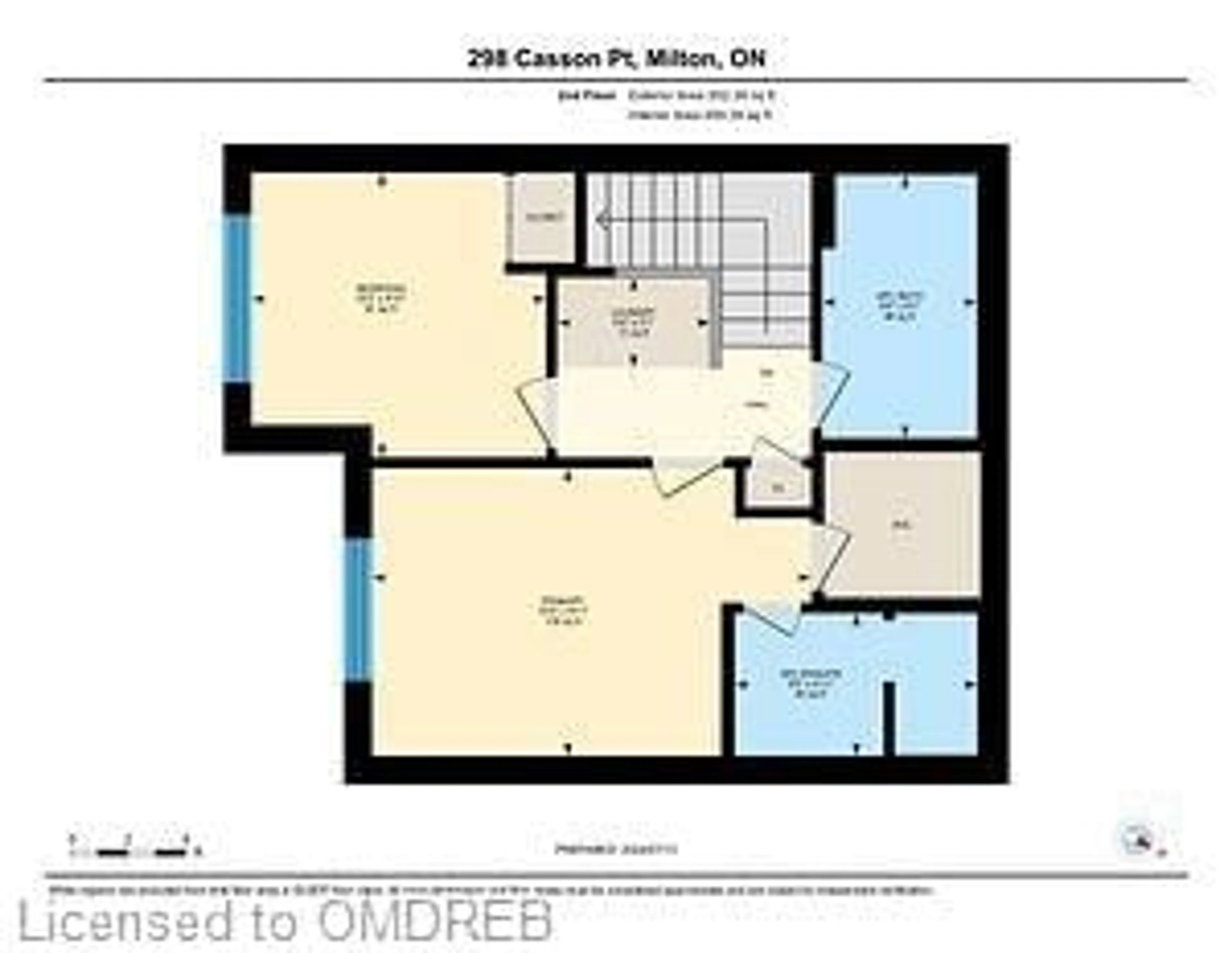 Floor plan for 298 Casson Pt, Milton Ontario L9E 0A4