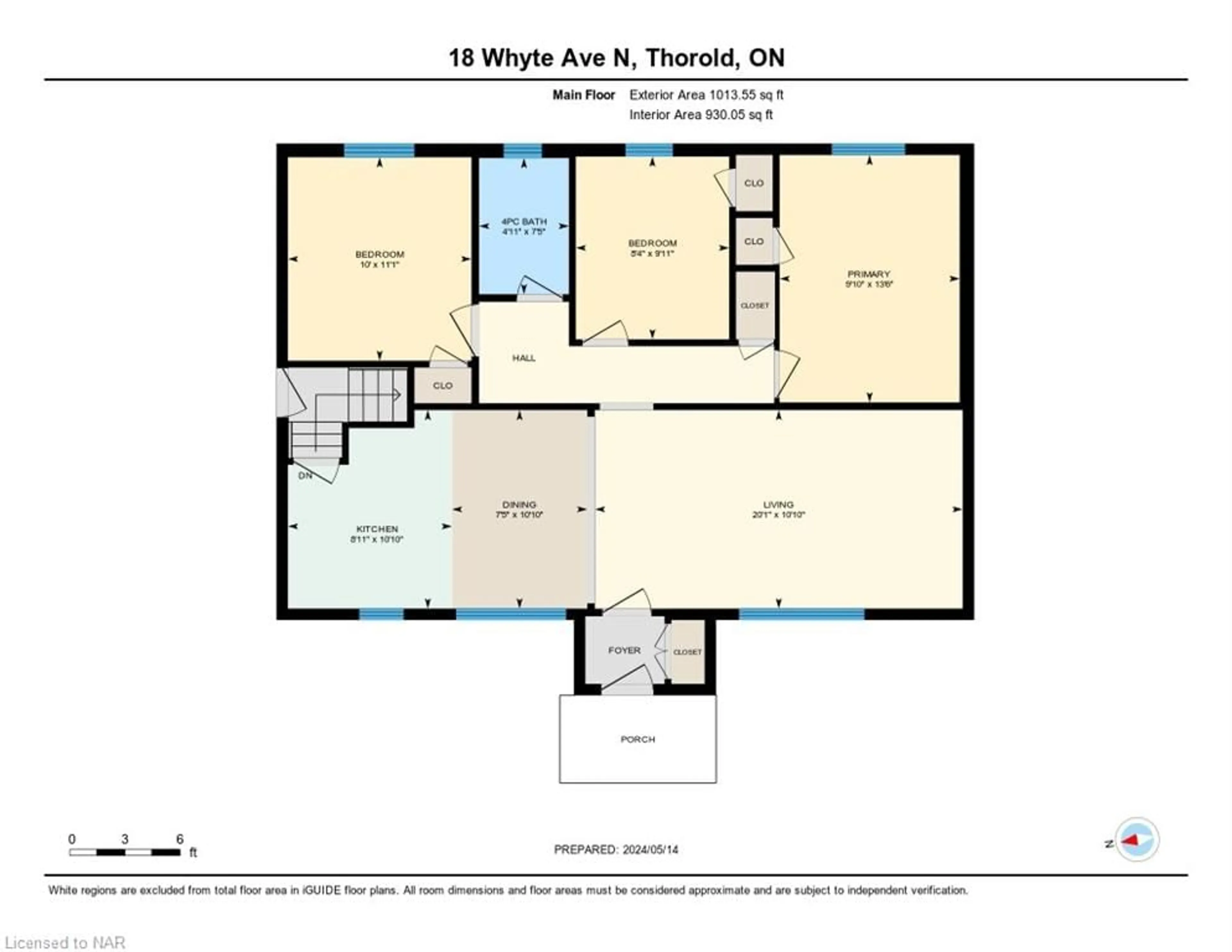 Floor plan for 18 Whyte Ave, Thorold Ontario L2V 2T3